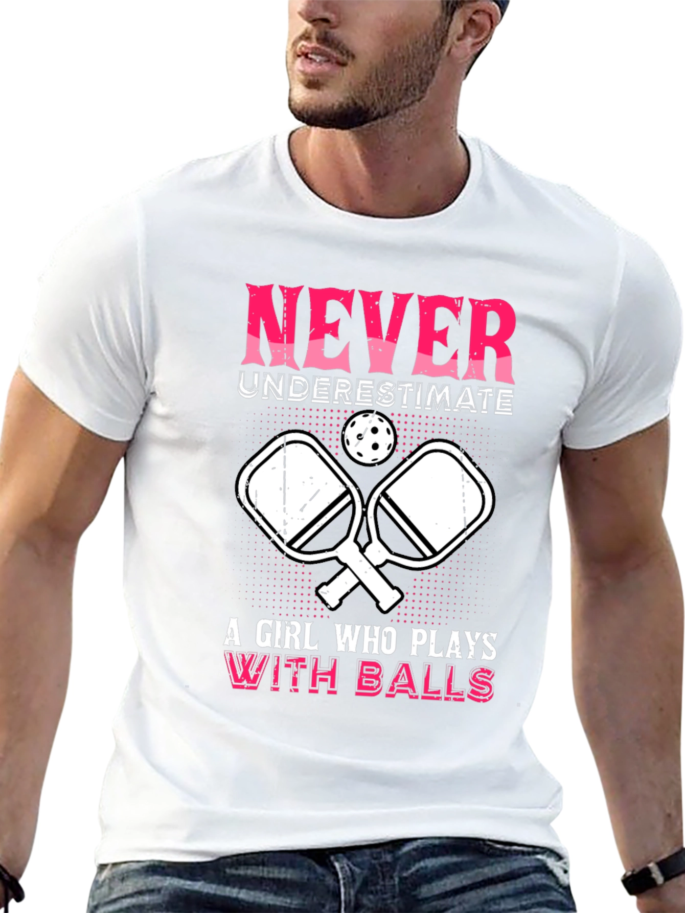 Never Underestimate Pickleball T-Shirt