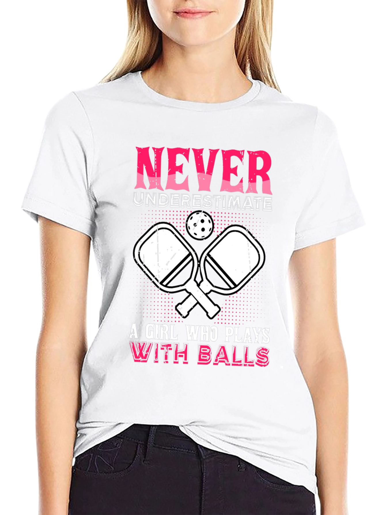 Never Underestimate Pickleball T-Shirt