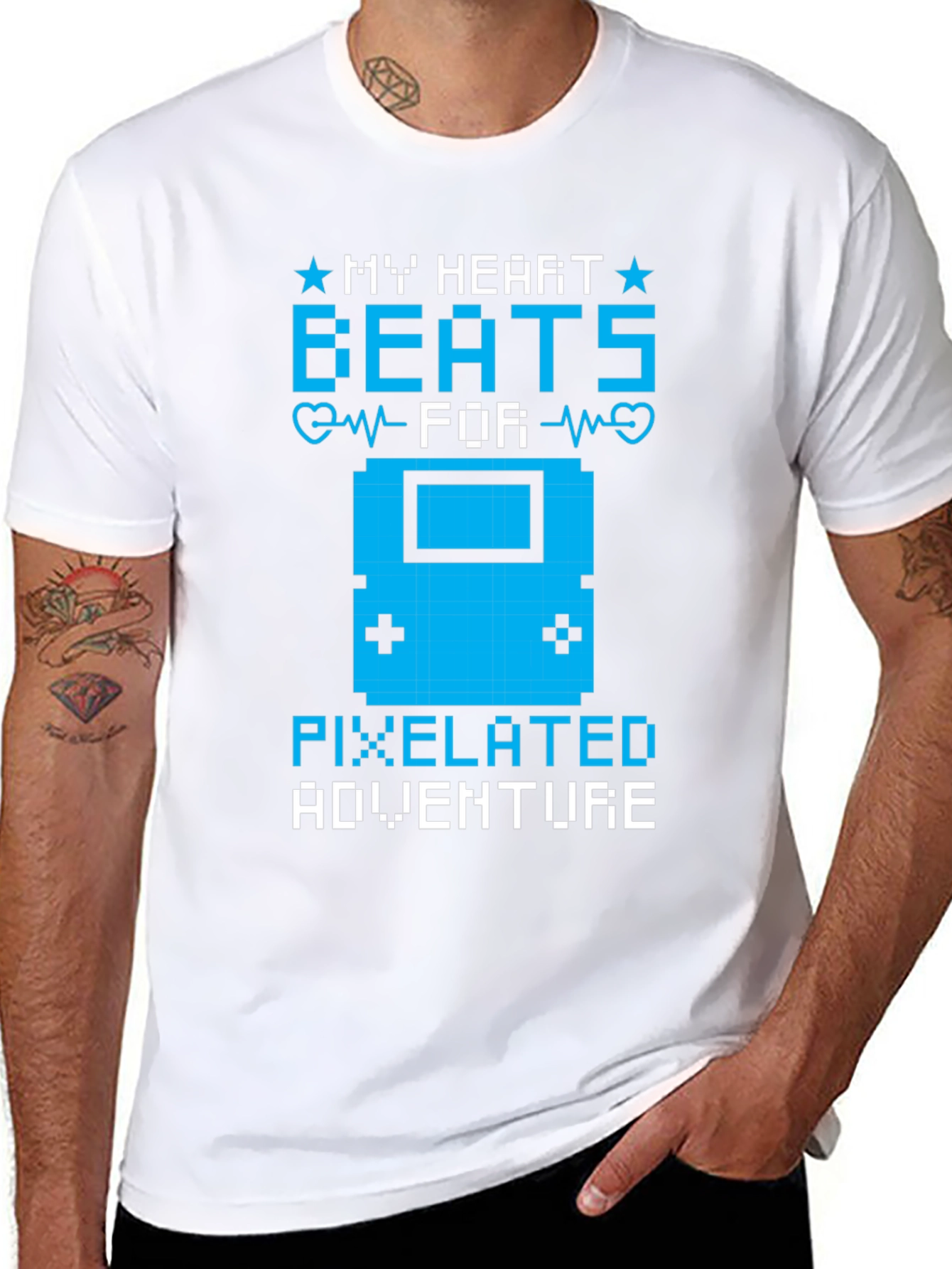 Pixelated Adventure Gamer T-Shirt