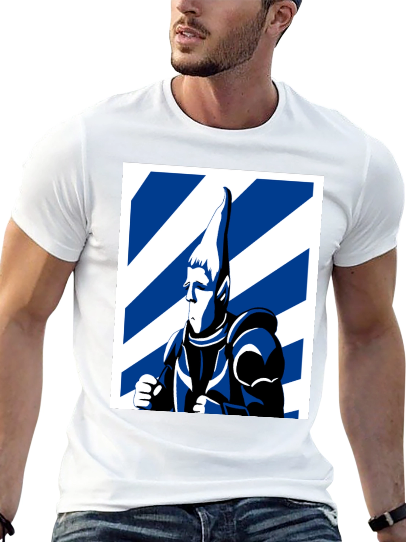 Sci-Fi Warrior T-Shirt - Bold Graphic Tee