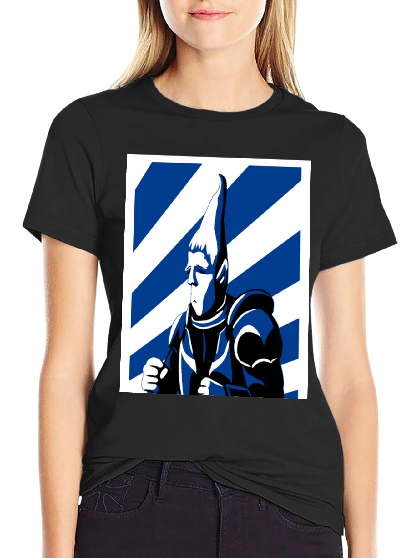 Sci-Fi Warrior T-Shirt - Bold Graphic Tee