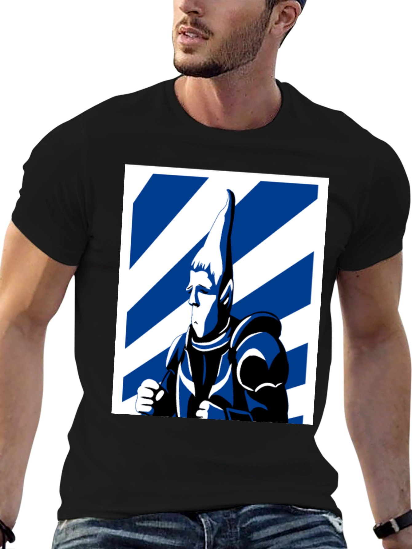 Sci-Fi Warrior T-Shirt - Bold Graphic Tee
