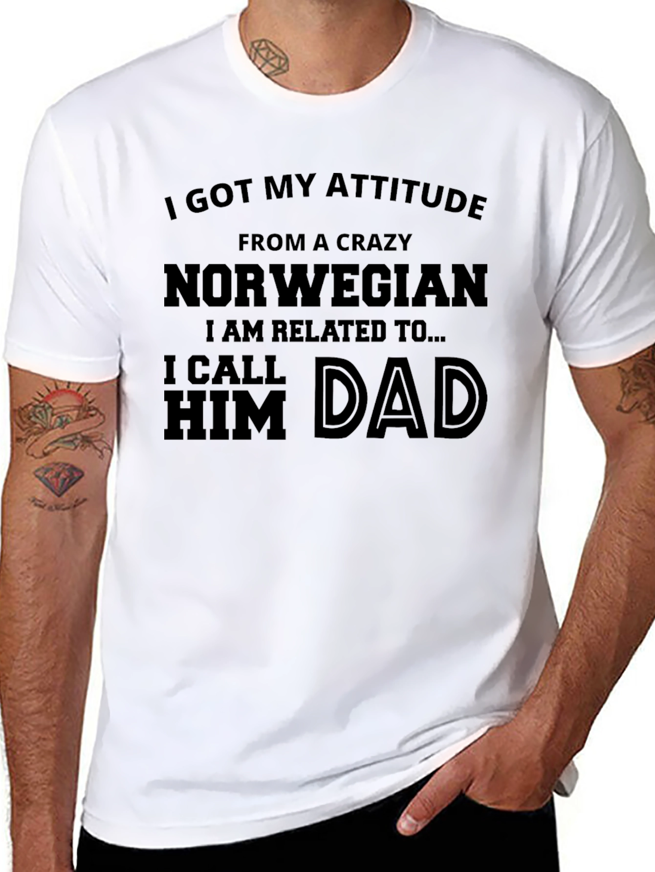 Crazy Norwegian Dad T-Shirt