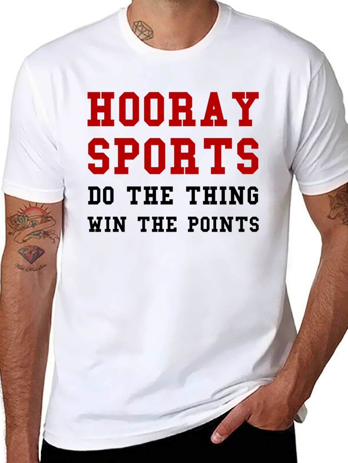 Hooray Sports T-Shirt - Funny Slogan Tee