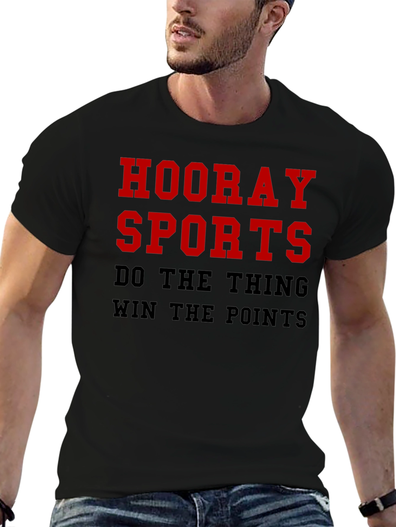 Hooray Sports T-Shirt - Funny Slogan Tee