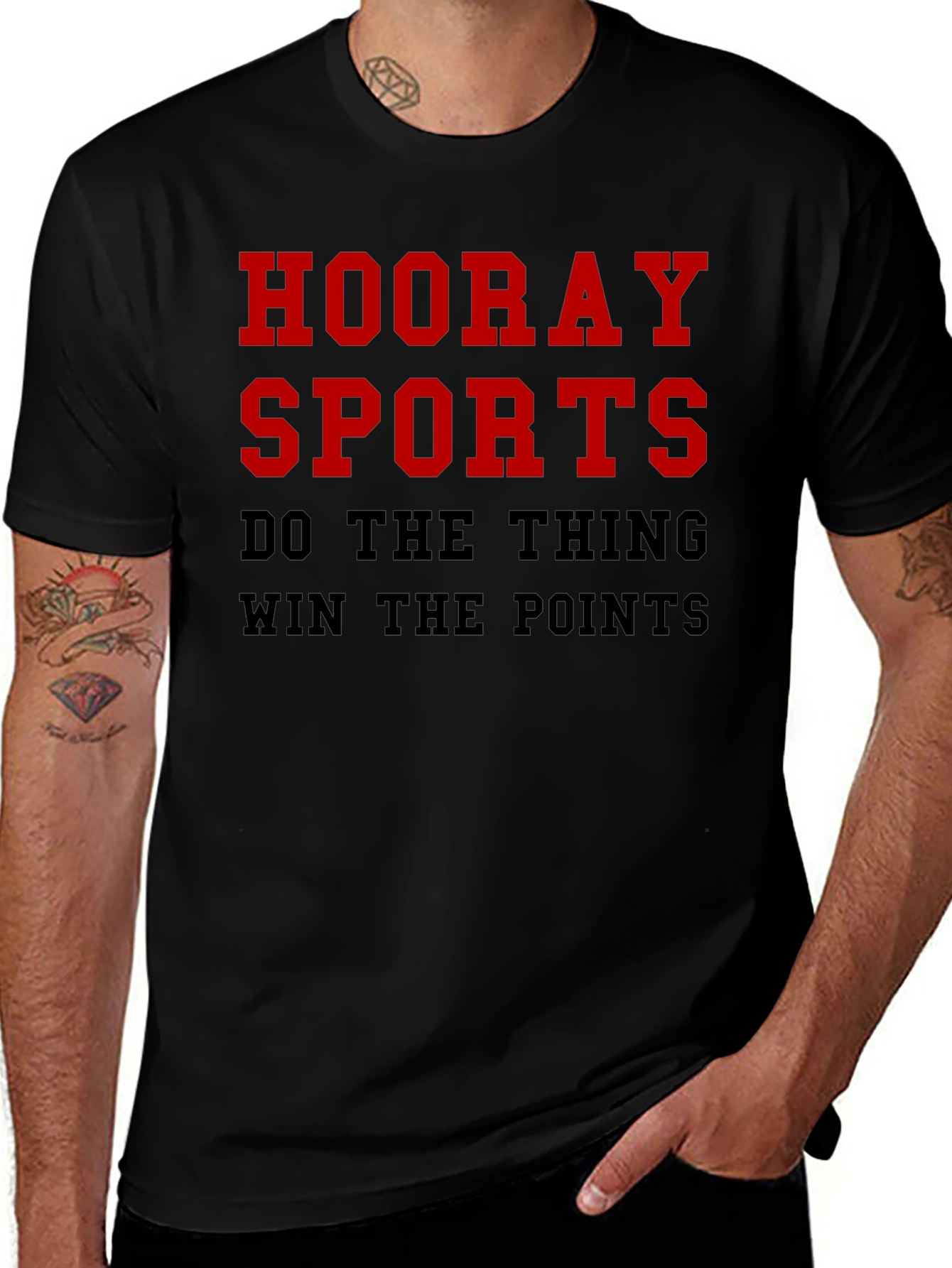 Hooray Sports T-Shirt - Funny Slogan Tee