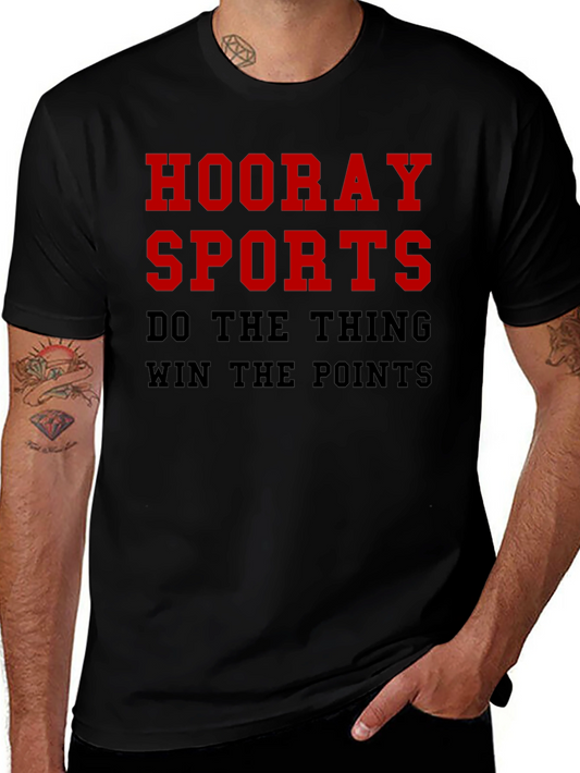Hooray Sports T-Shirt - Funny Slogan Tee