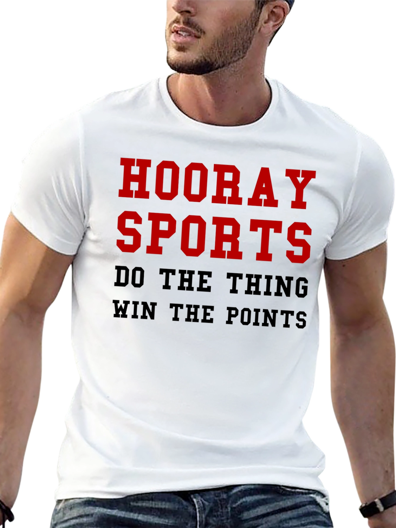 Hooray Sports T-Shirt - Funny Slogan Tee