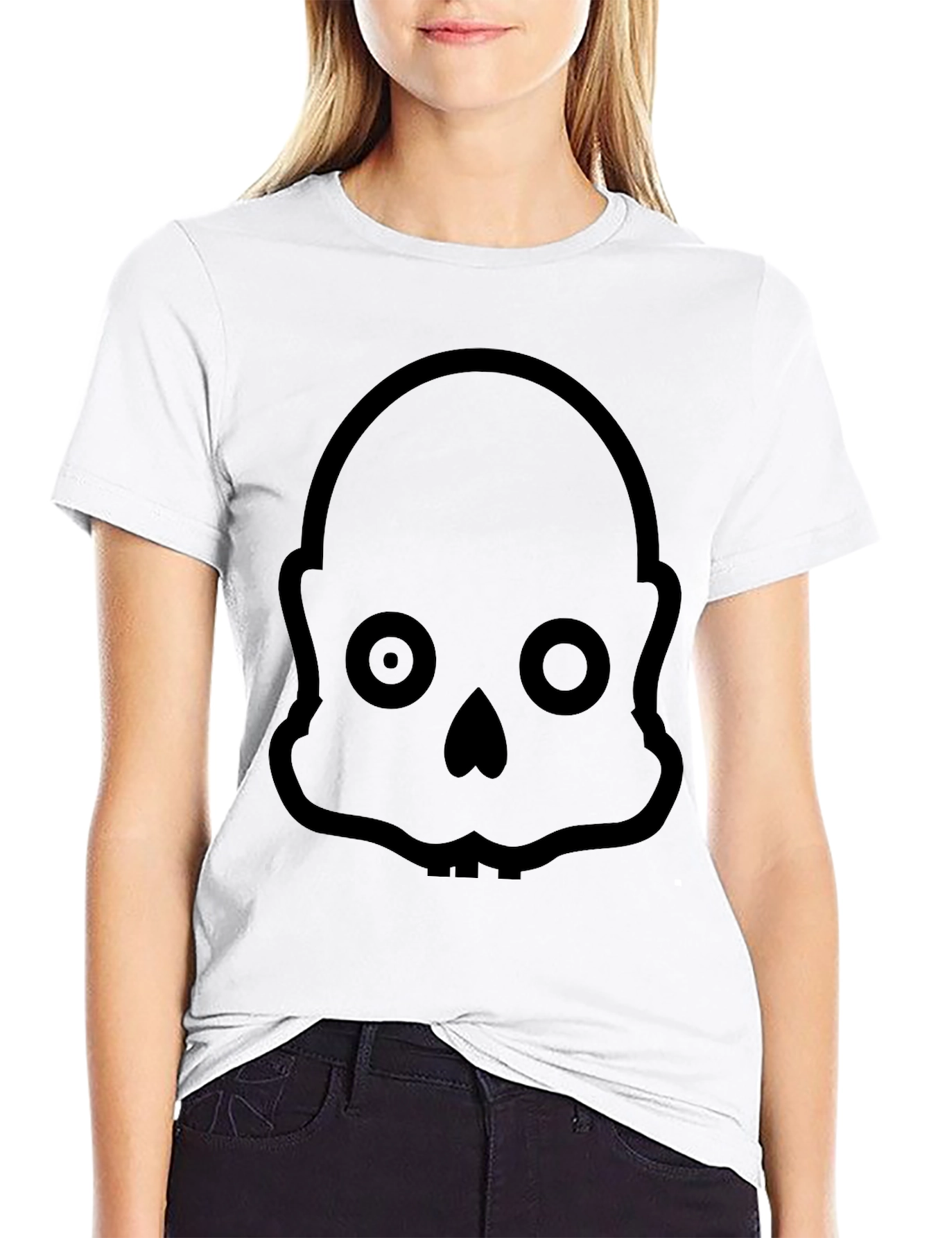Skull Graphic Black T-Shirt for Men