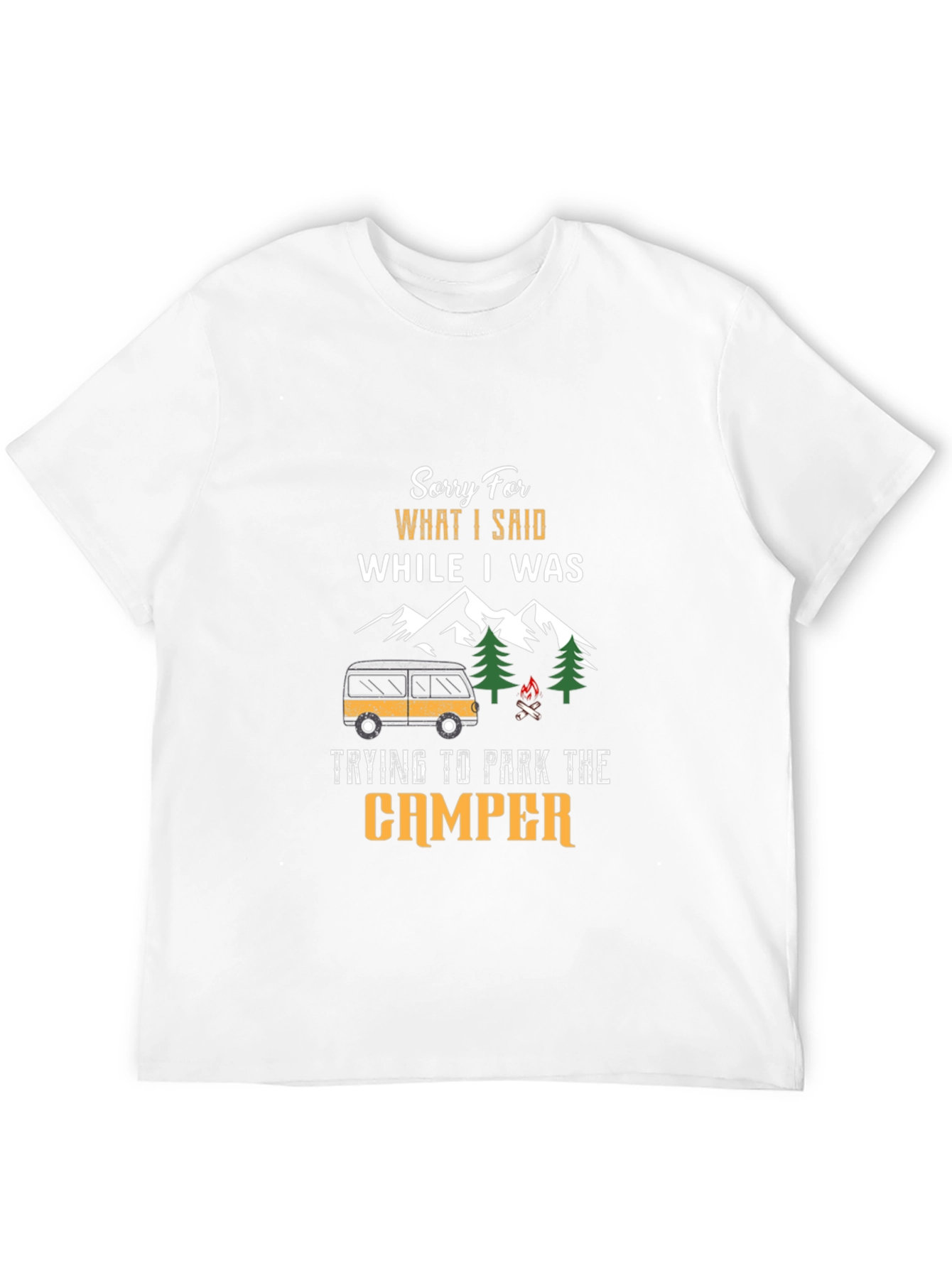 Camper Parking Apology T-Shirt - Funny Camping Tee