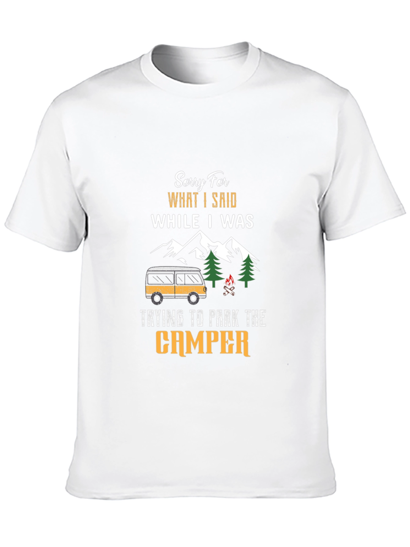 Camper Parking Apology T-Shirt - Funny Camping Tee