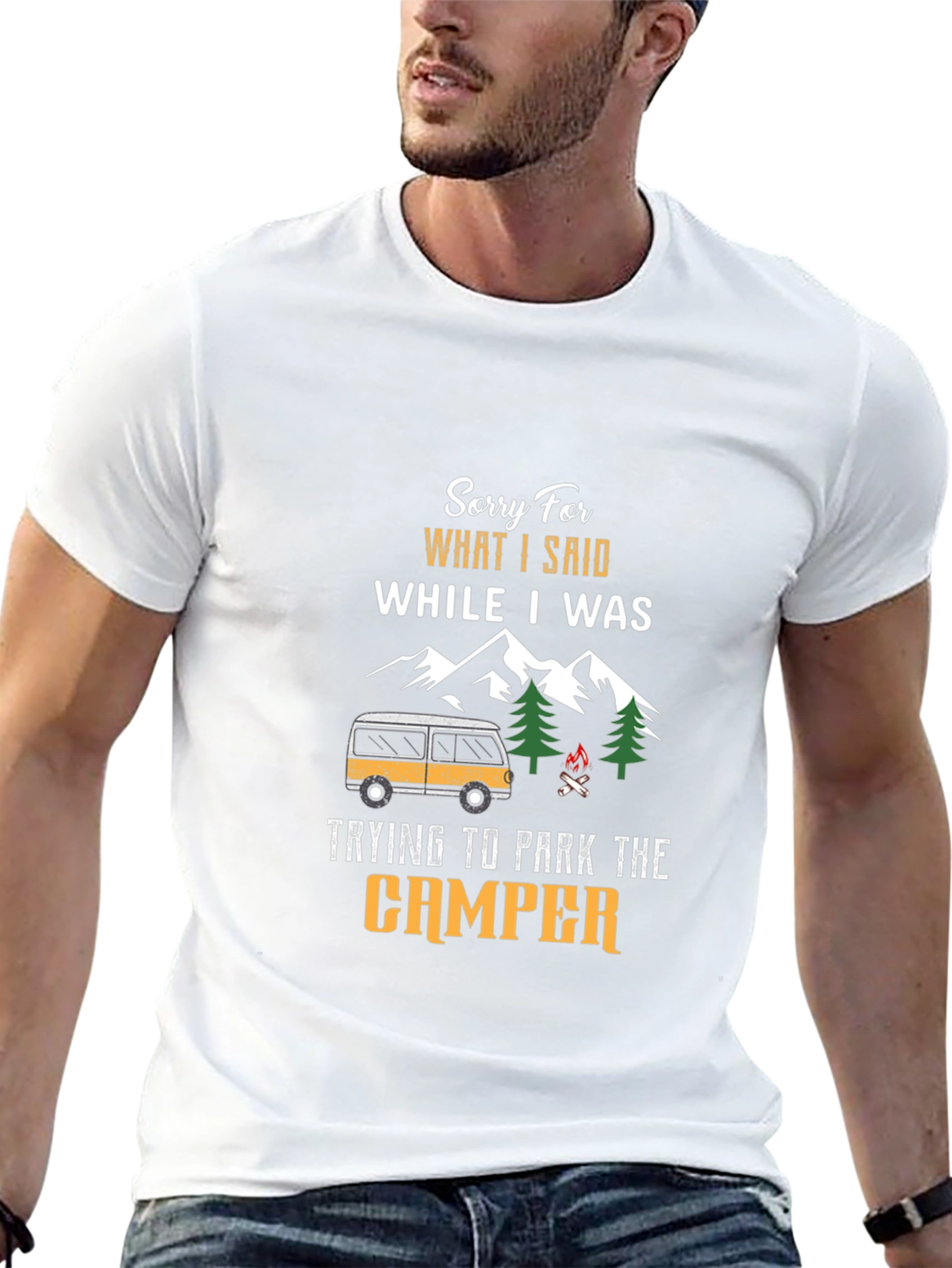 Camper Parking Apology T-Shirt - Funny Camping Tee