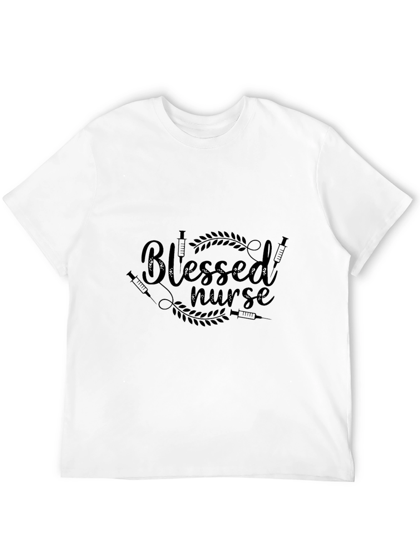Blessed Nurse Black T-Shirt