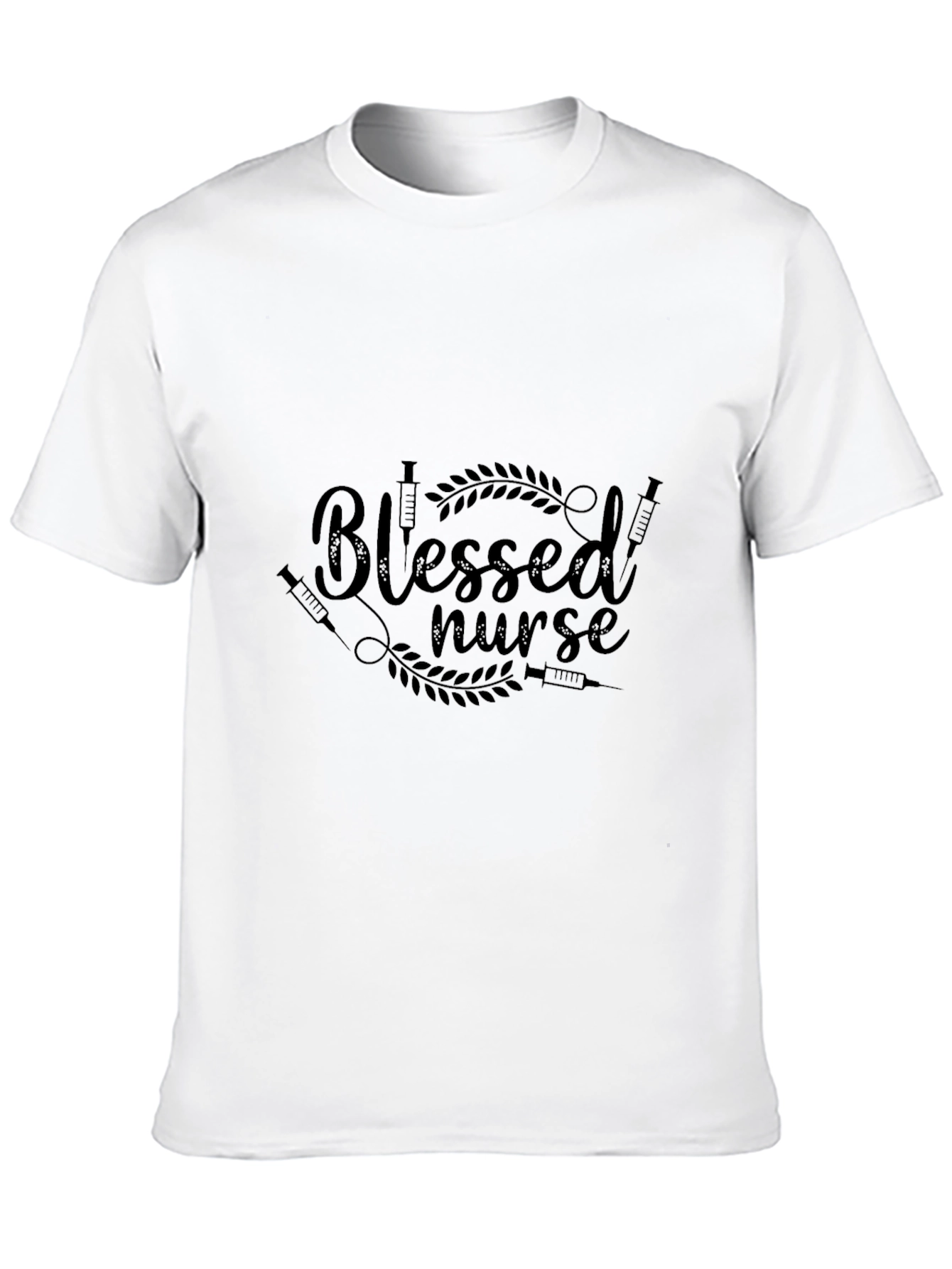 Blessed Nurse Black T-Shirt