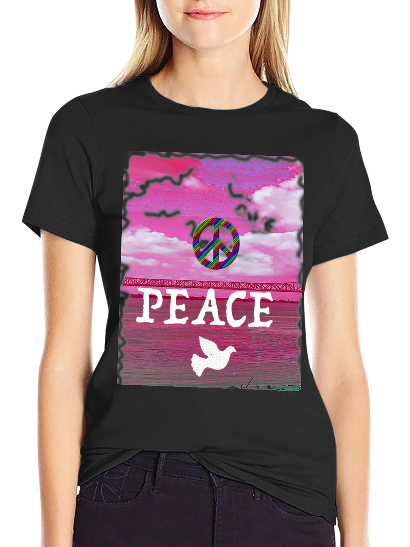 Peace Dove Rainbow T-Shirt
