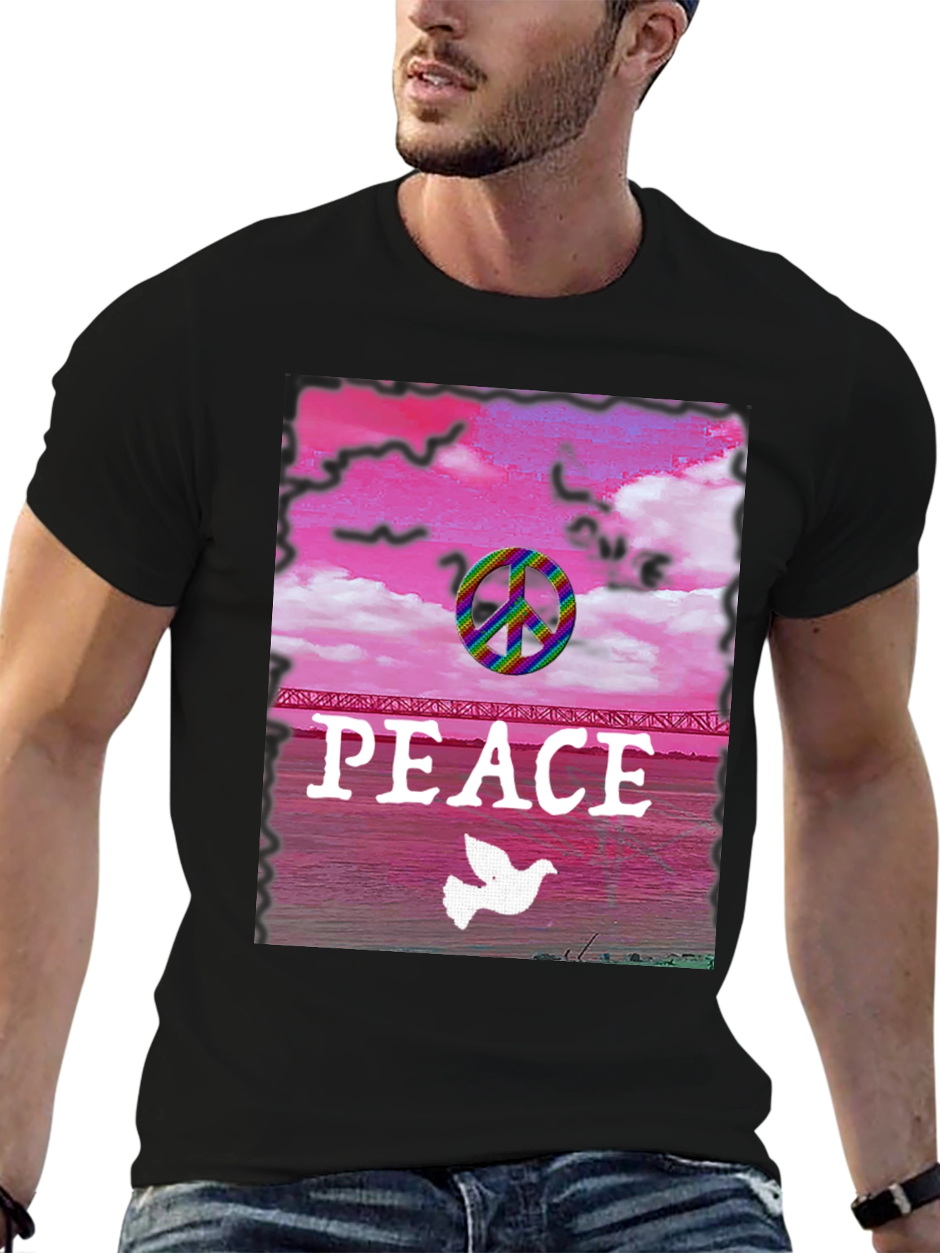 Peace Dove Rainbow T-Shirt