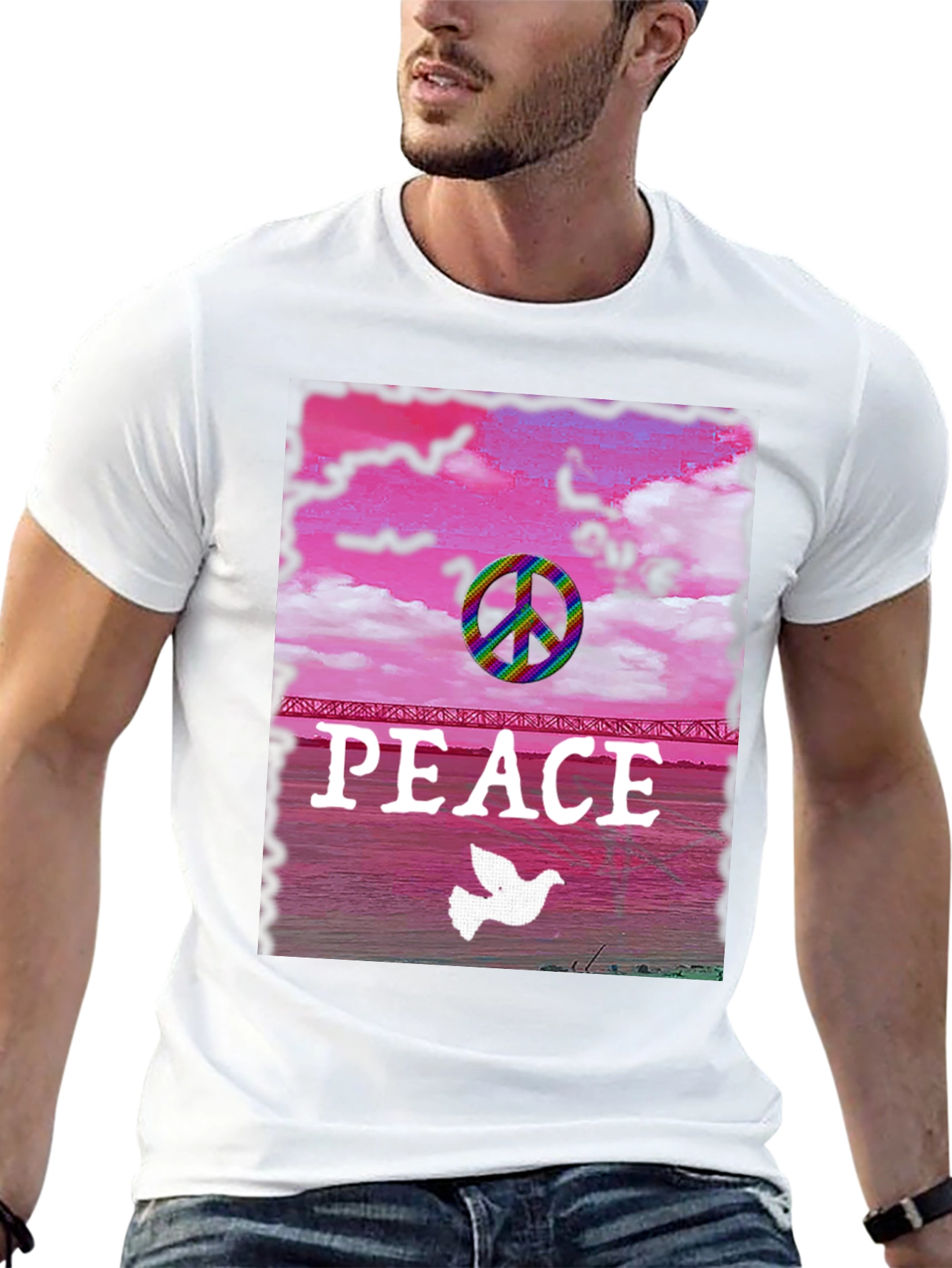 Peace Dove Rainbow T-Shirt