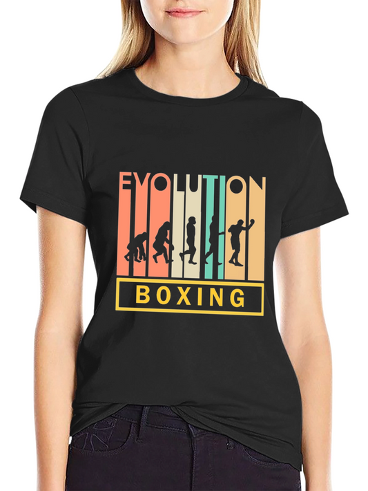 Evolution of Boxing Mens T-Shirt