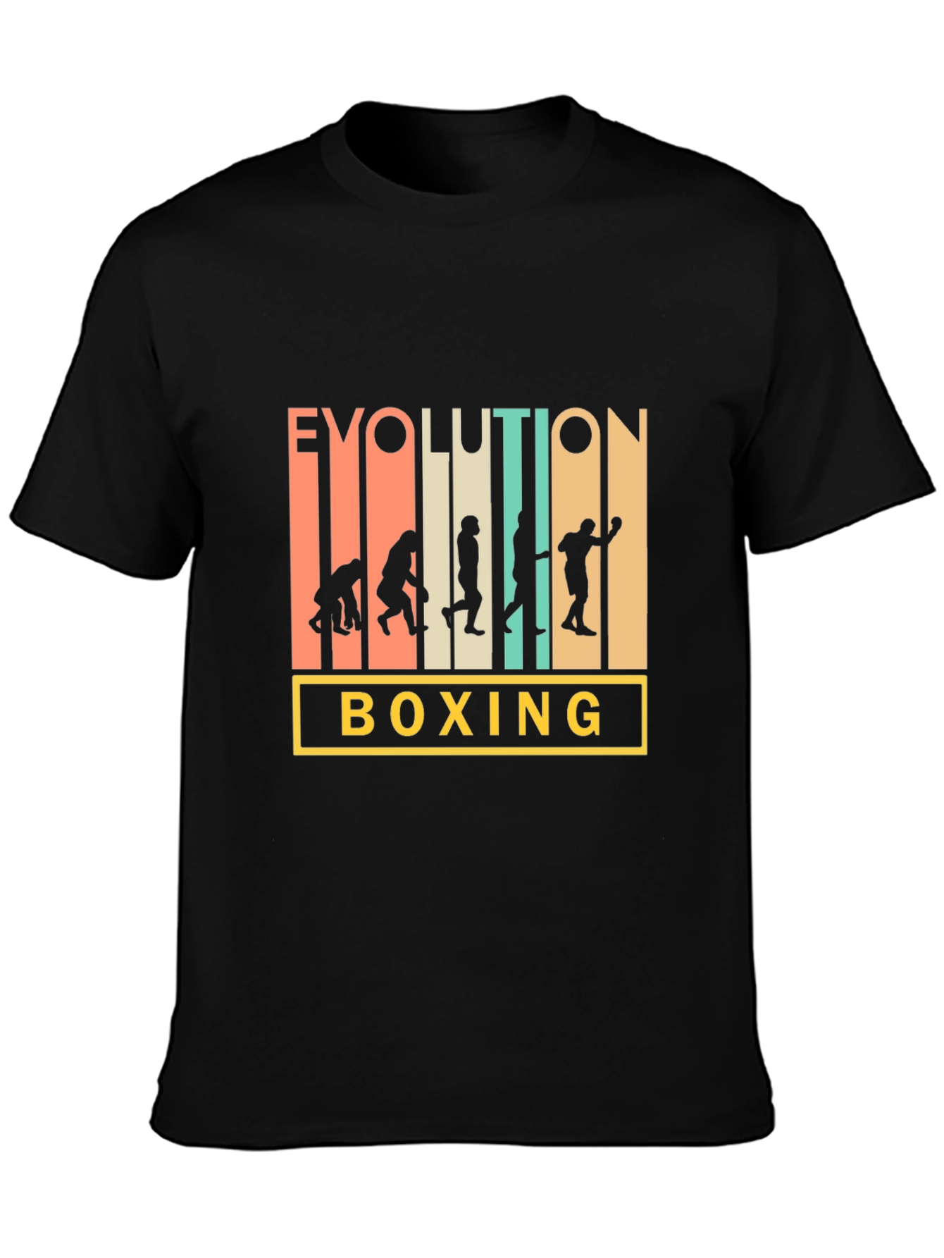 Evolution of Boxing Mens T-Shirt