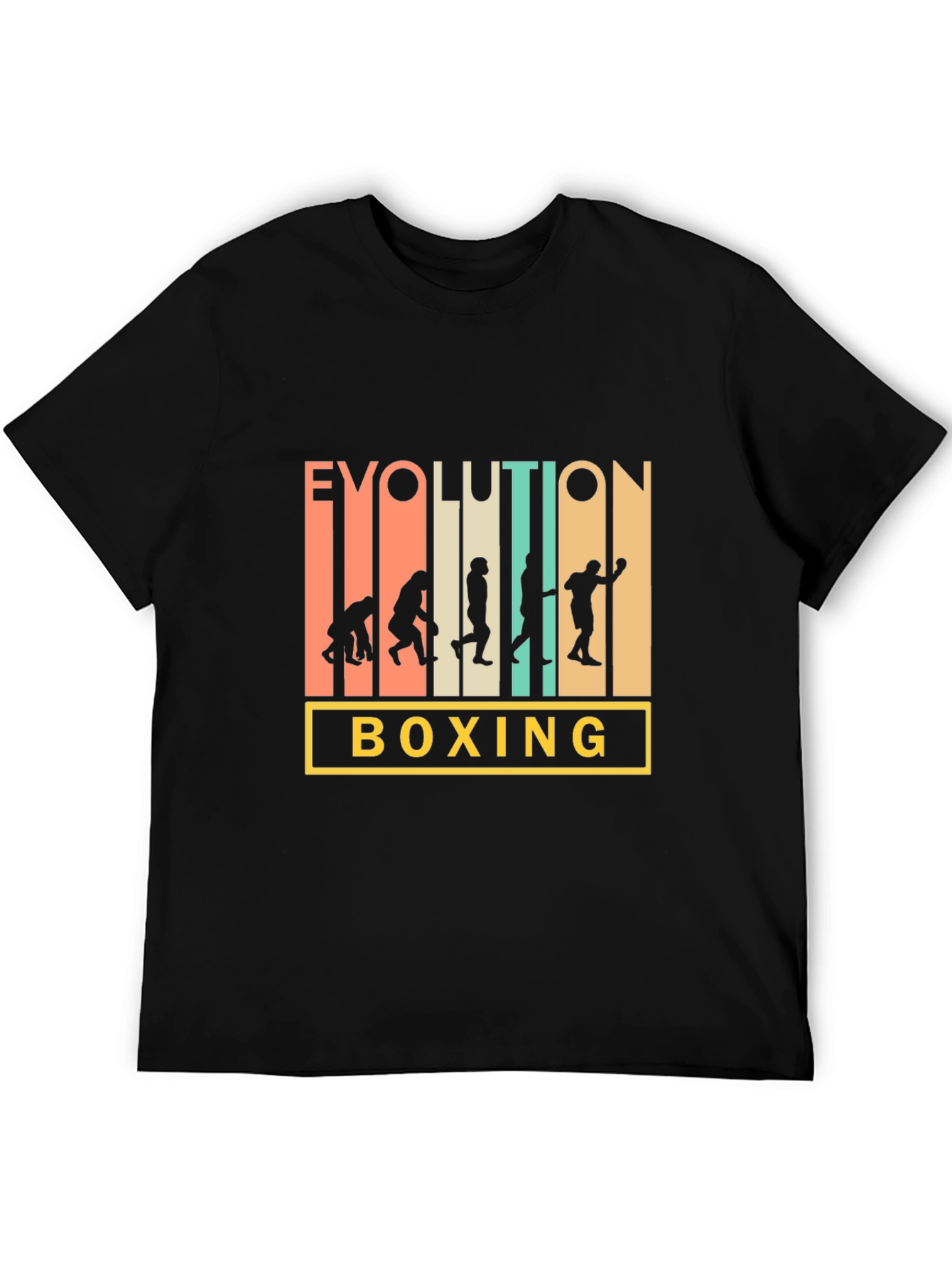 Evolution of Boxing Mens T-Shirt