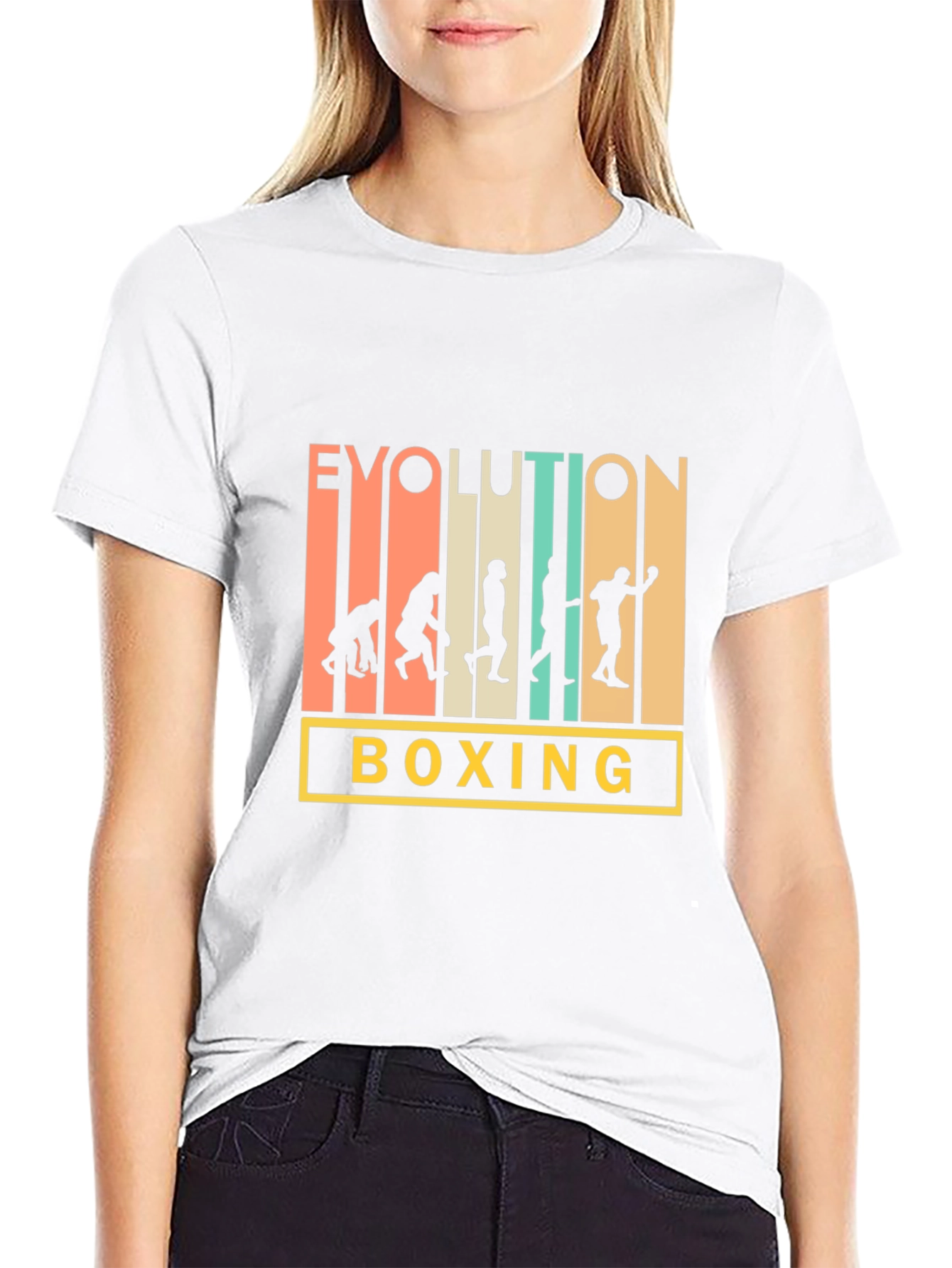 Evolution of Boxing Mens T-Shirt