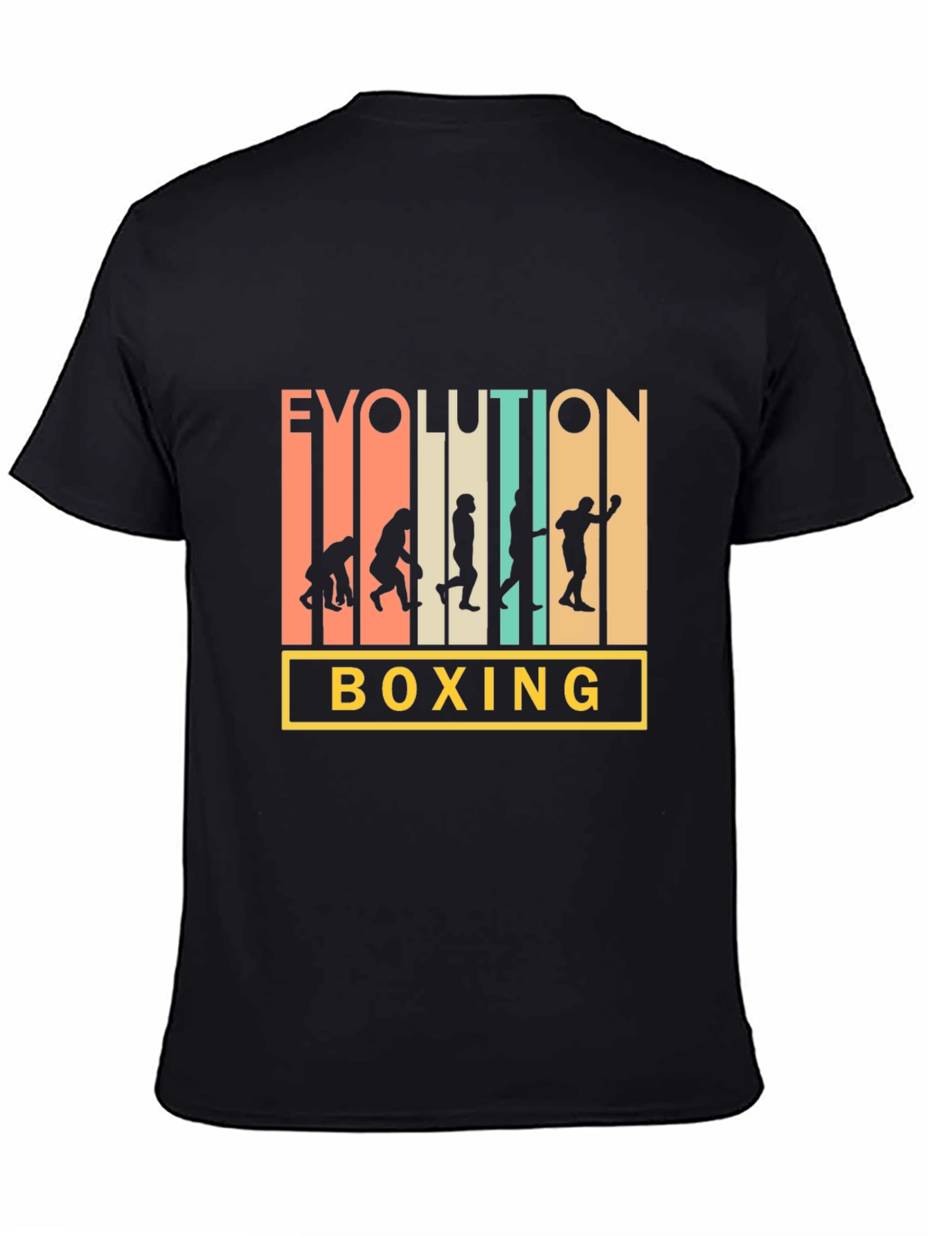 Evolution of Boxing Mens T-Shirt
