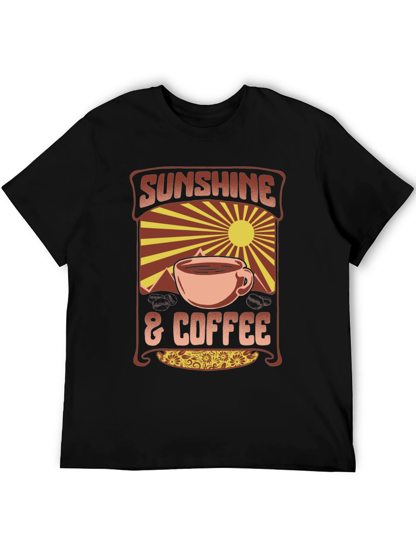 Sunshine & Coffee Graphic Tee - Comfort Fit