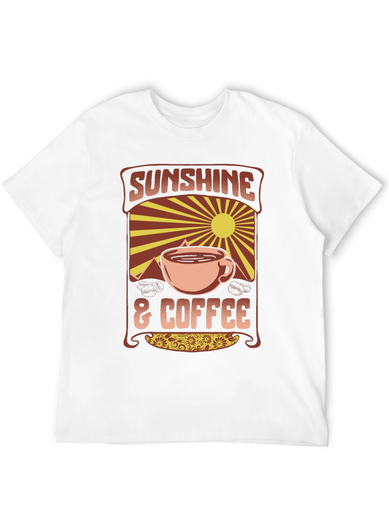 Sunshine & Coffee Graphic Tee - Comfort Fit