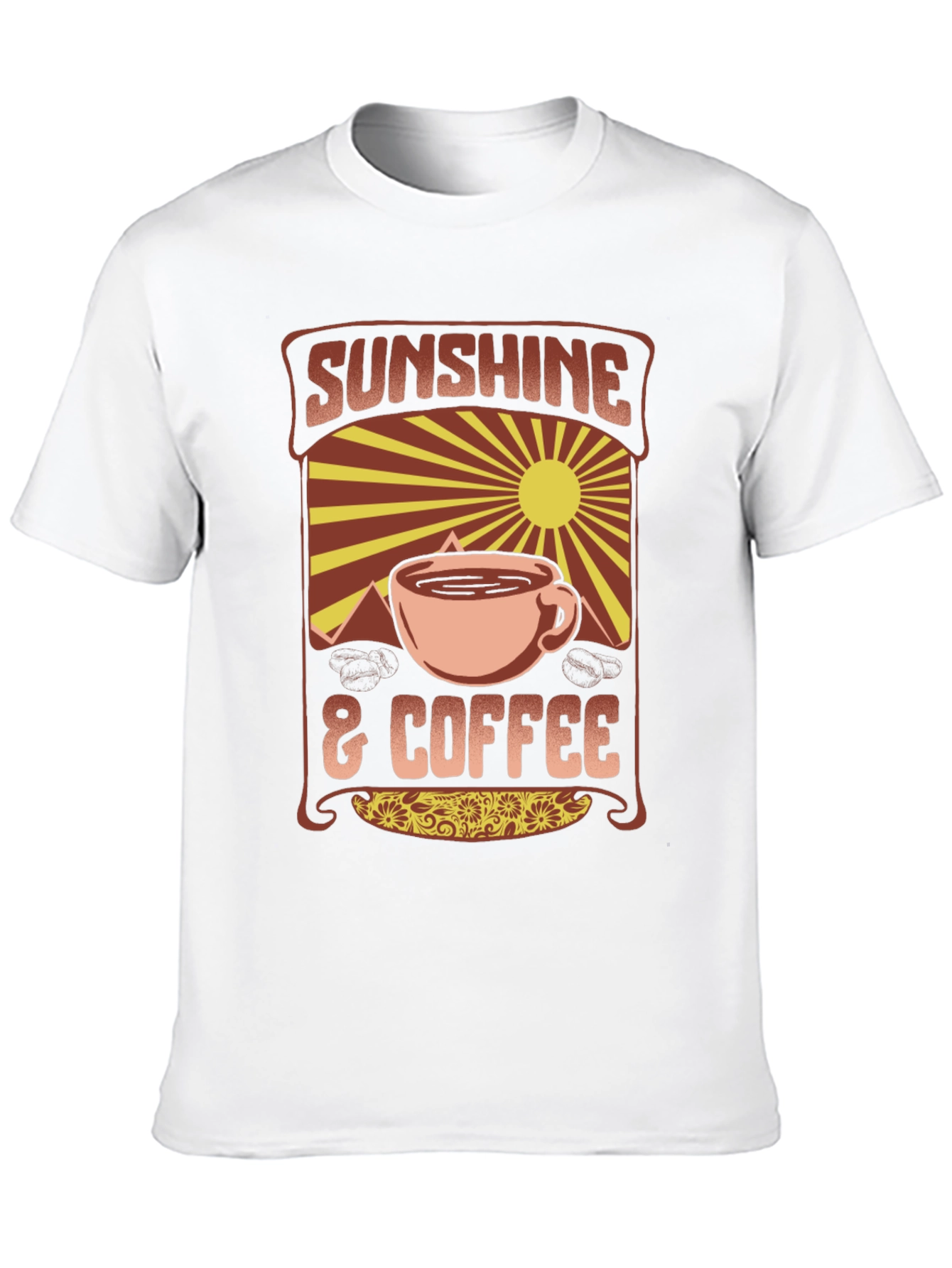 Sunshine & Coffee Graphic Tee - Comfort Fit