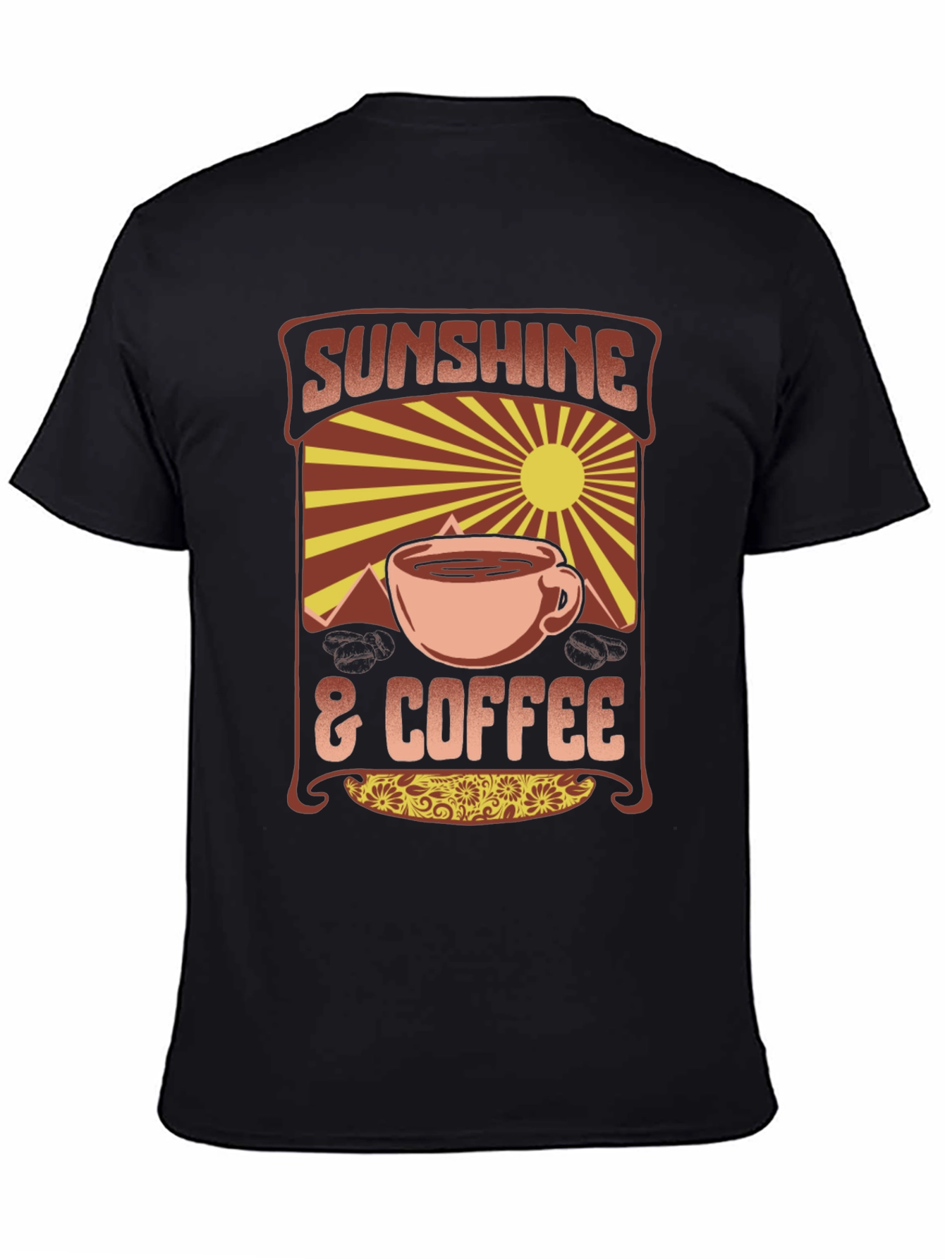 Sunshine & Coffee Graphic Tee - Comfort Fit