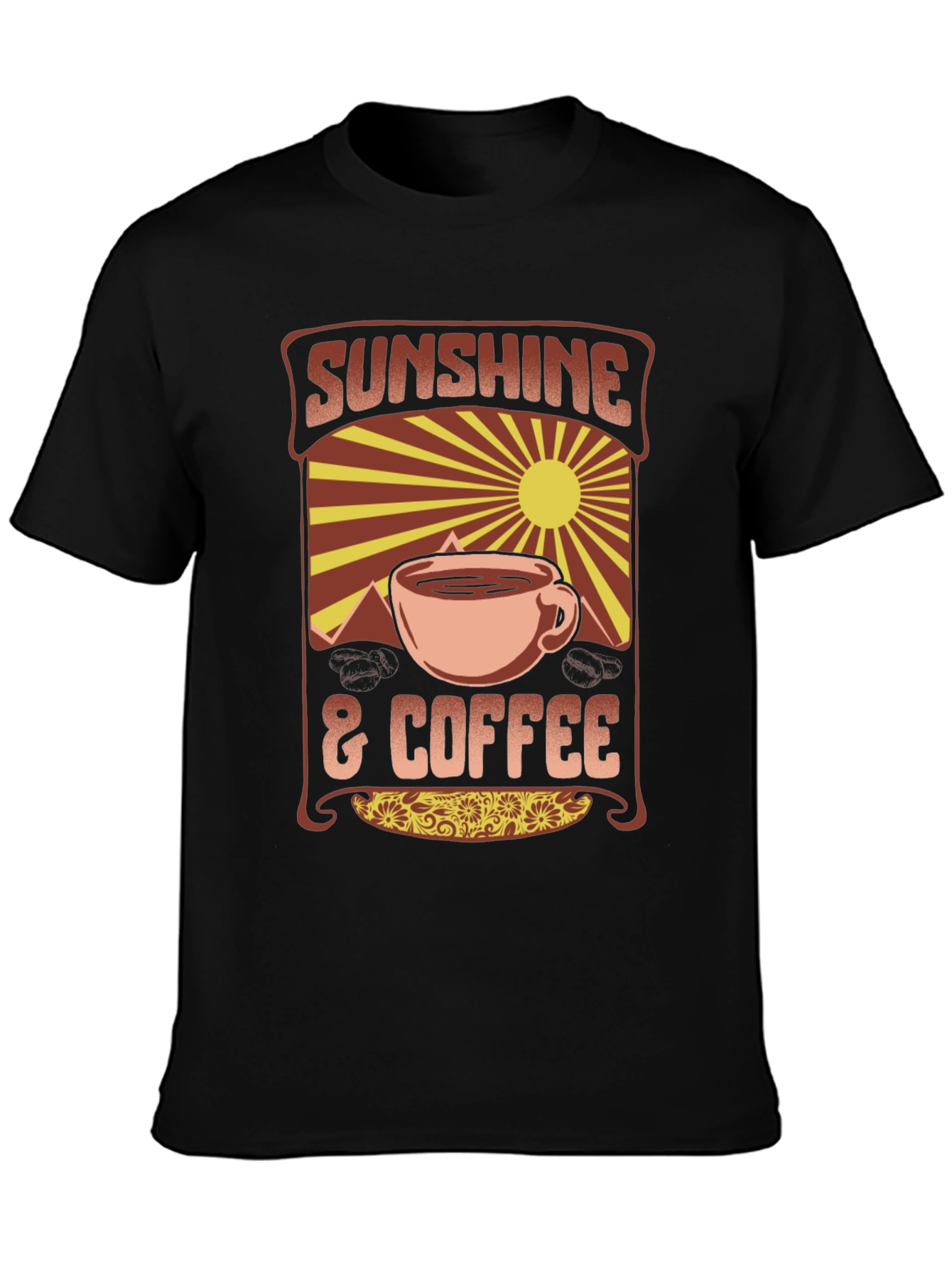 Sunshine & Coffee Graphic Tee - Comfort Fit