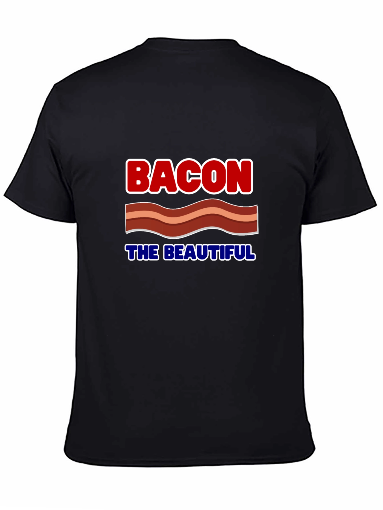 Bacon The Beautiful Graphic Tee - Funny Food Shirt