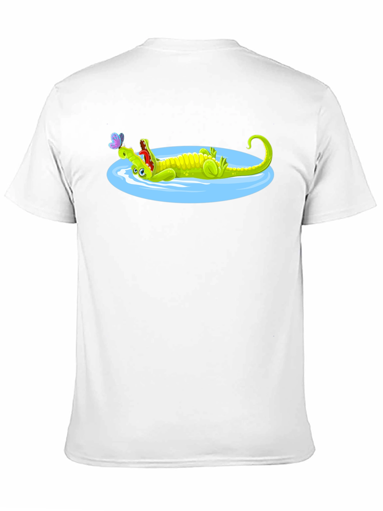 Cartoon Crocodile T-Shirt - Relaxed Graphic Tee