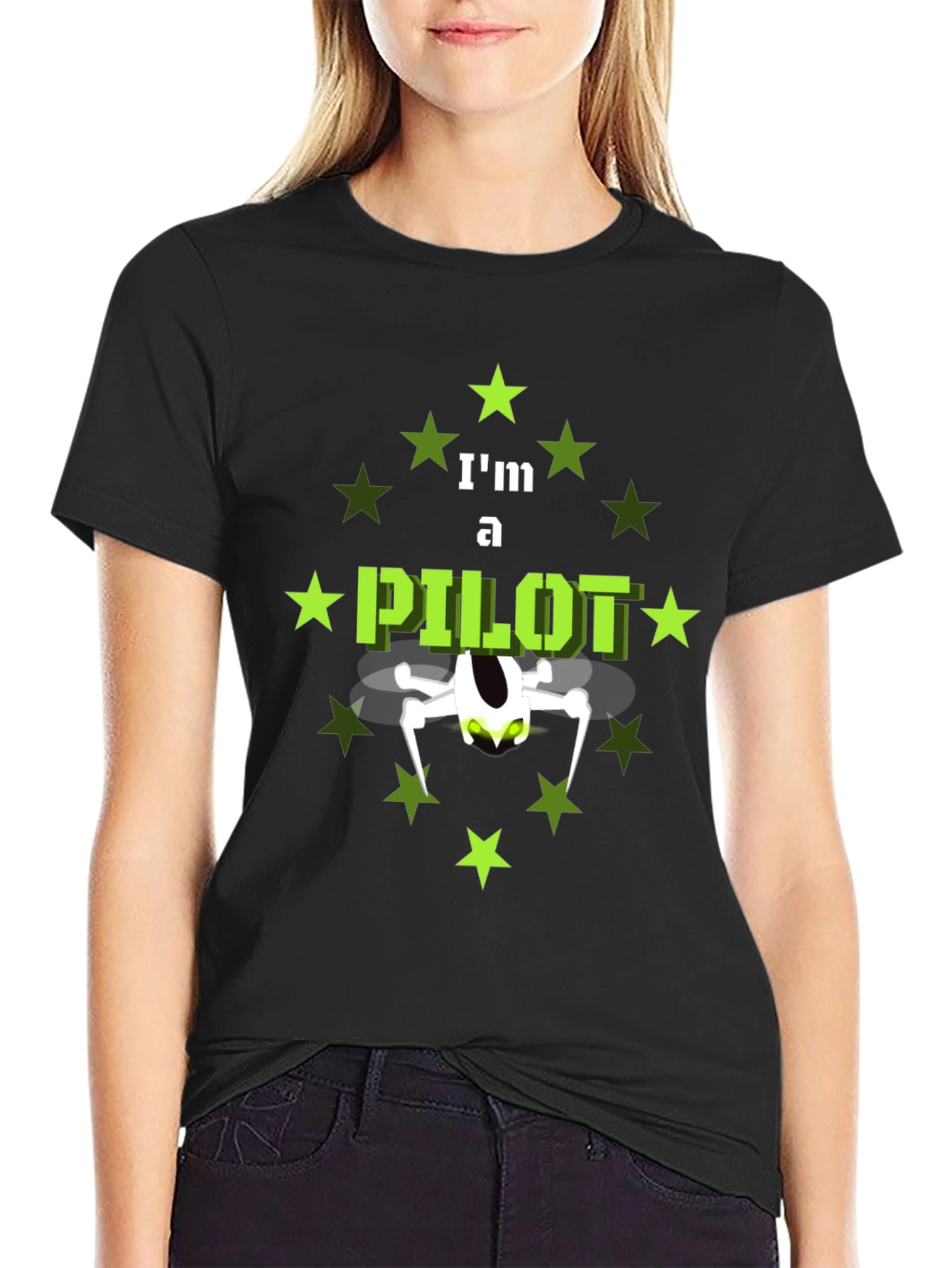Im a Pilot T-Shirt with Drone Design