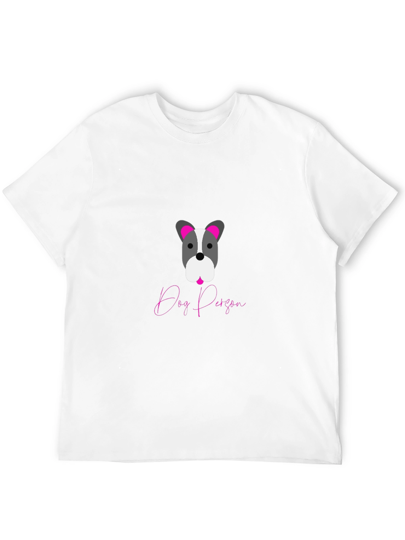 Dog Person Graphic Tee - Black