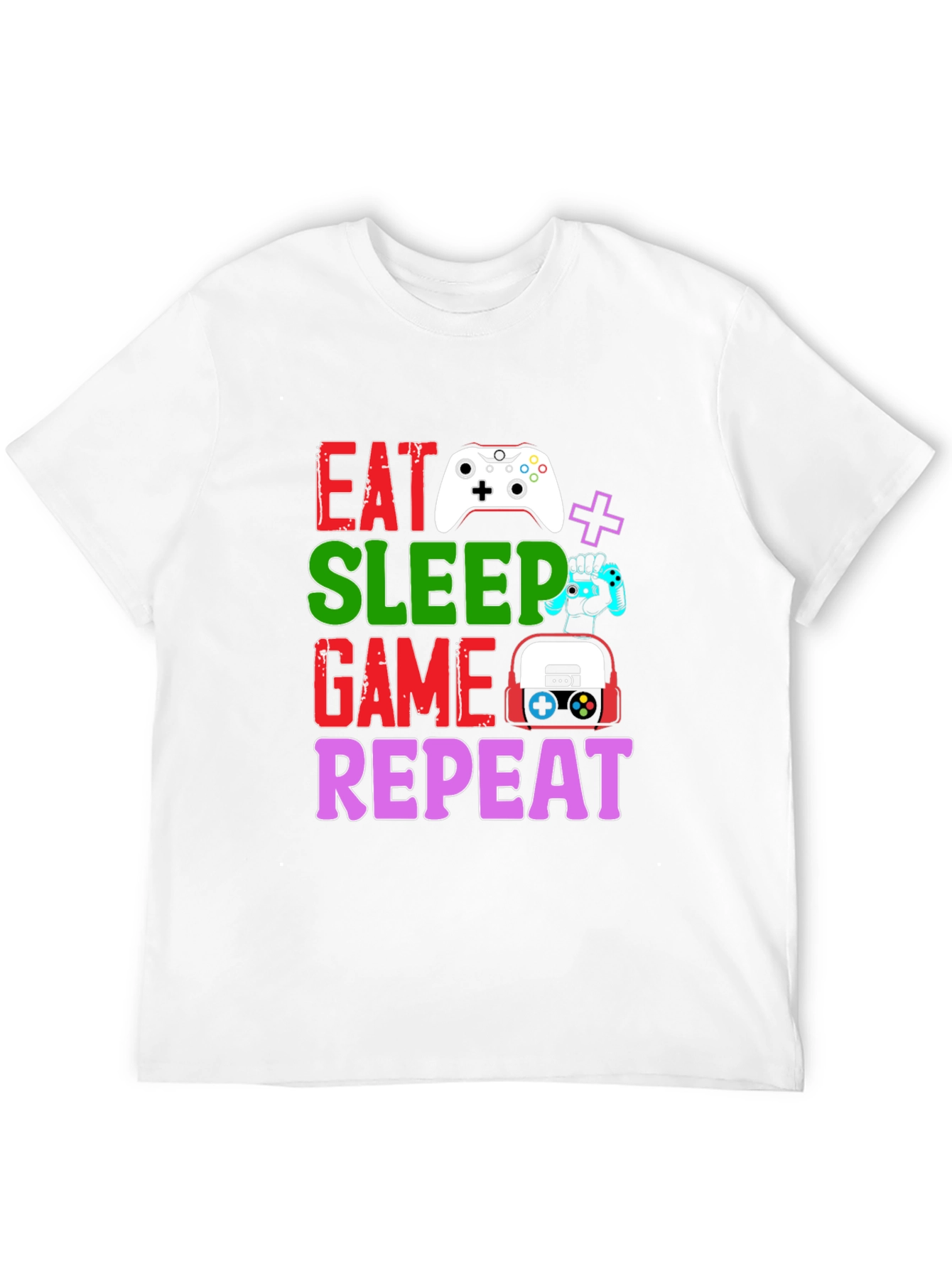 Eat Sleep Game Repeat T-Shirt
