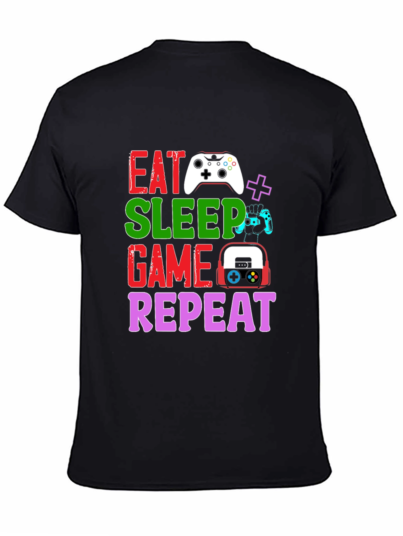 Eat Sleep Game Repeat T-Shirt