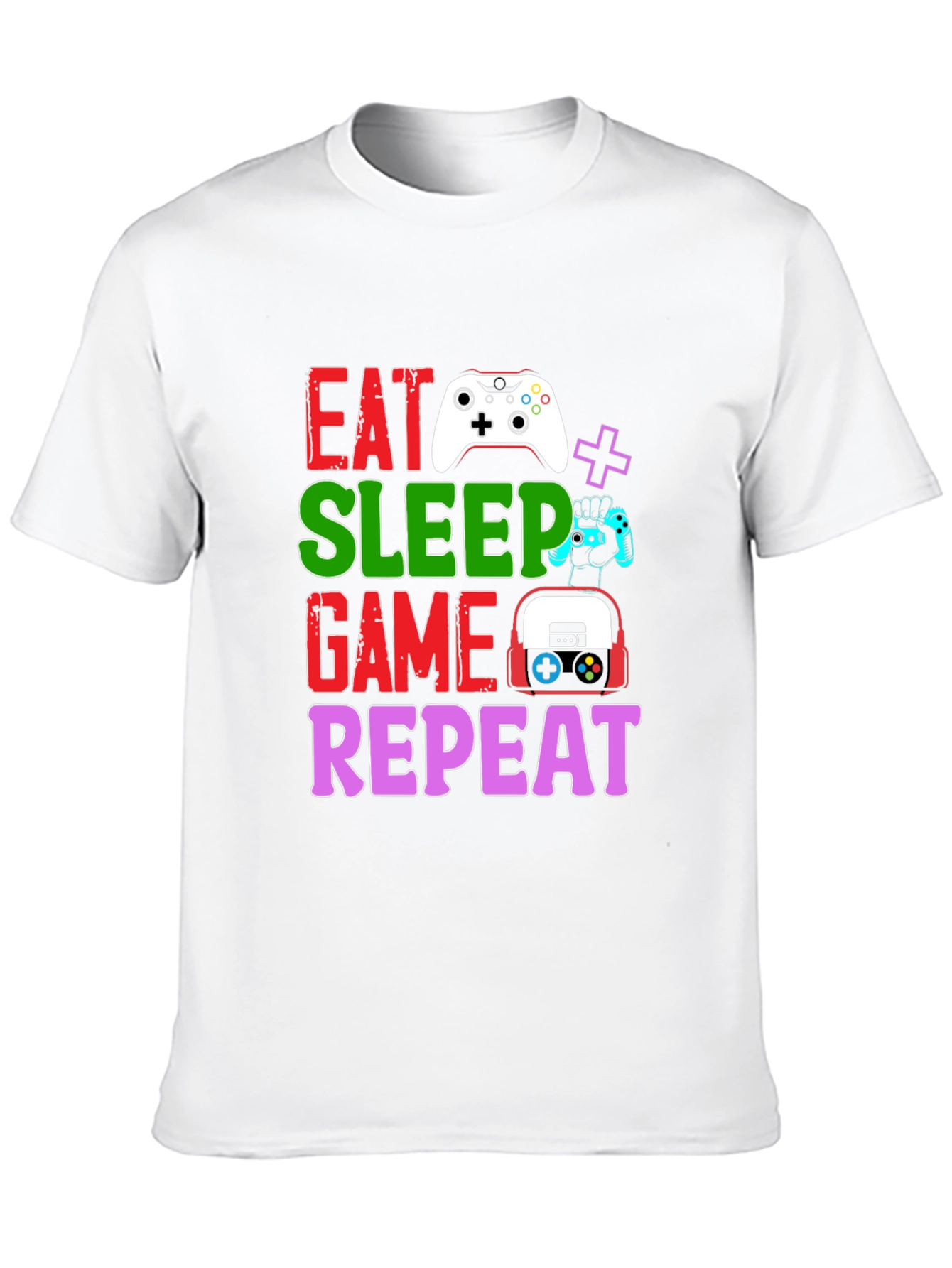 Eat Sleep Game Repeat T-Shirt