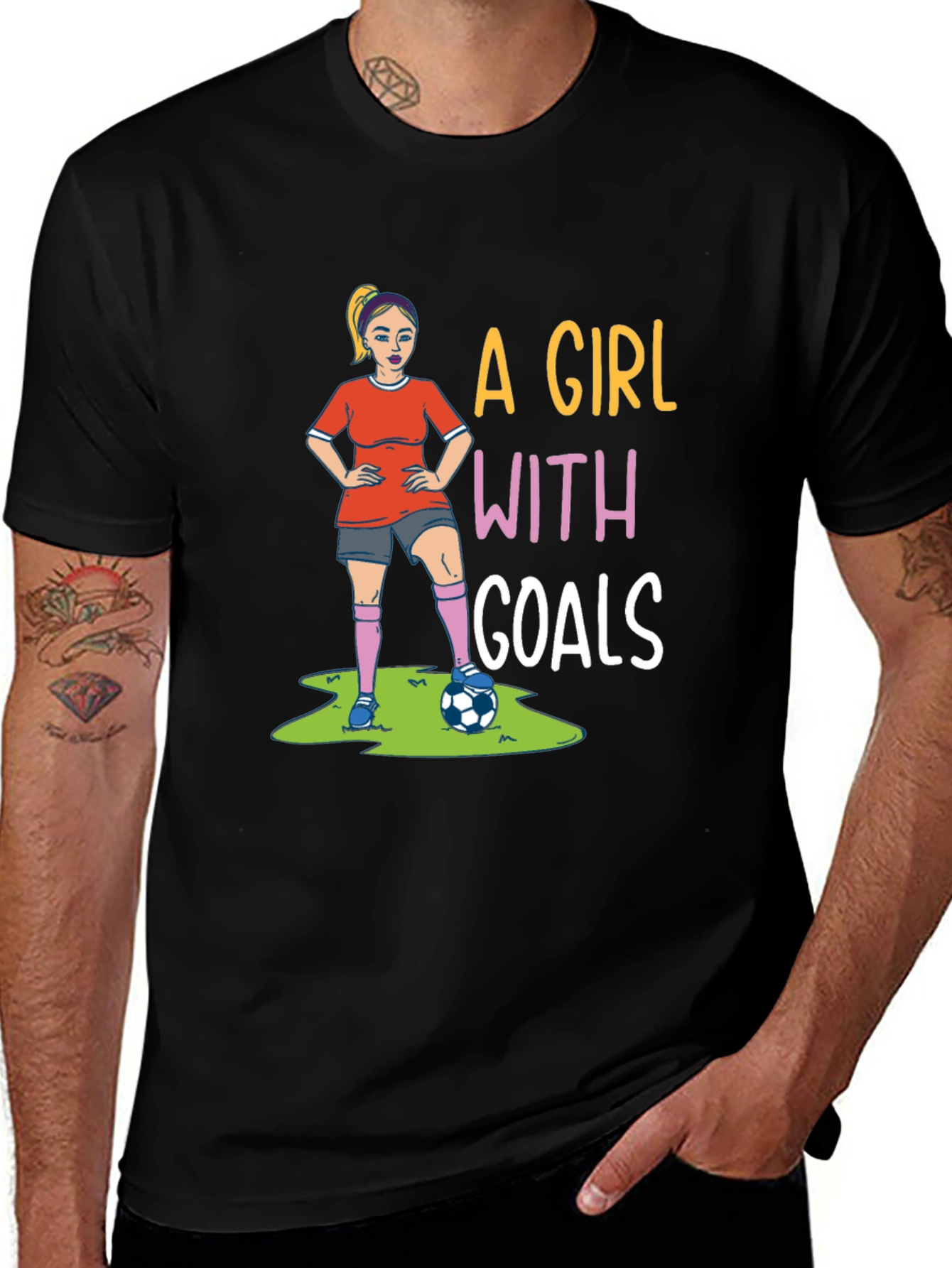Girl with Goals Graphic T-Shirt