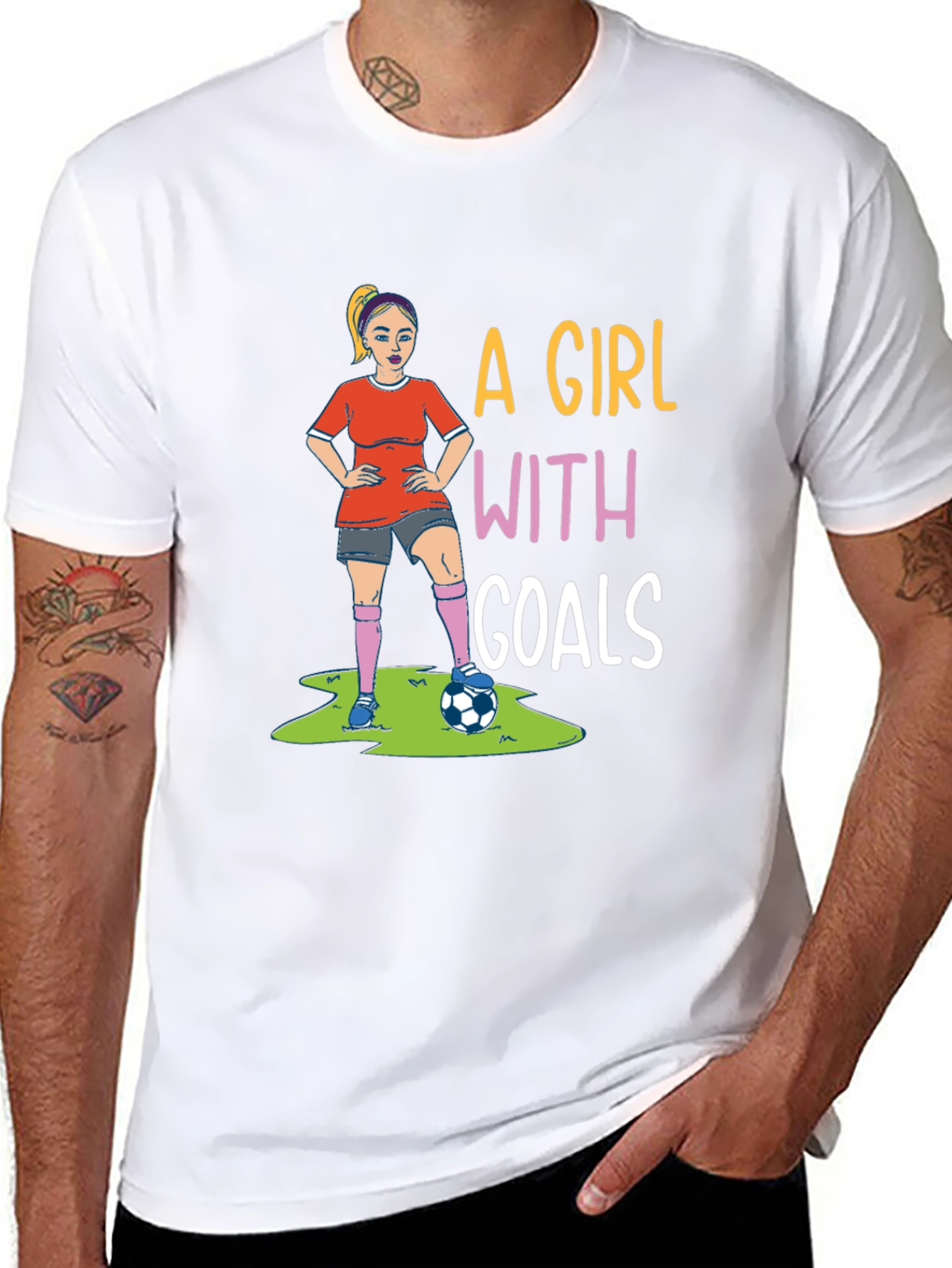 Girl with Goals Graphic T-Shirt