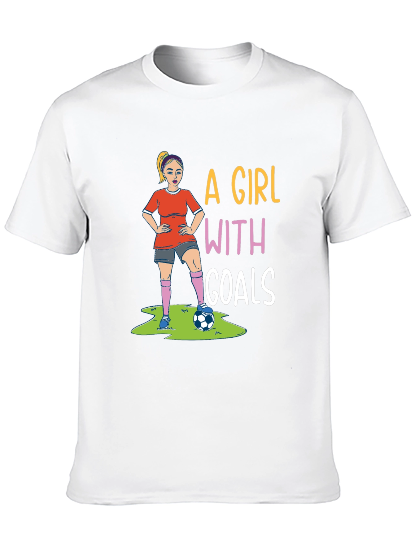 Girl with Goals Graphic T-Shirt