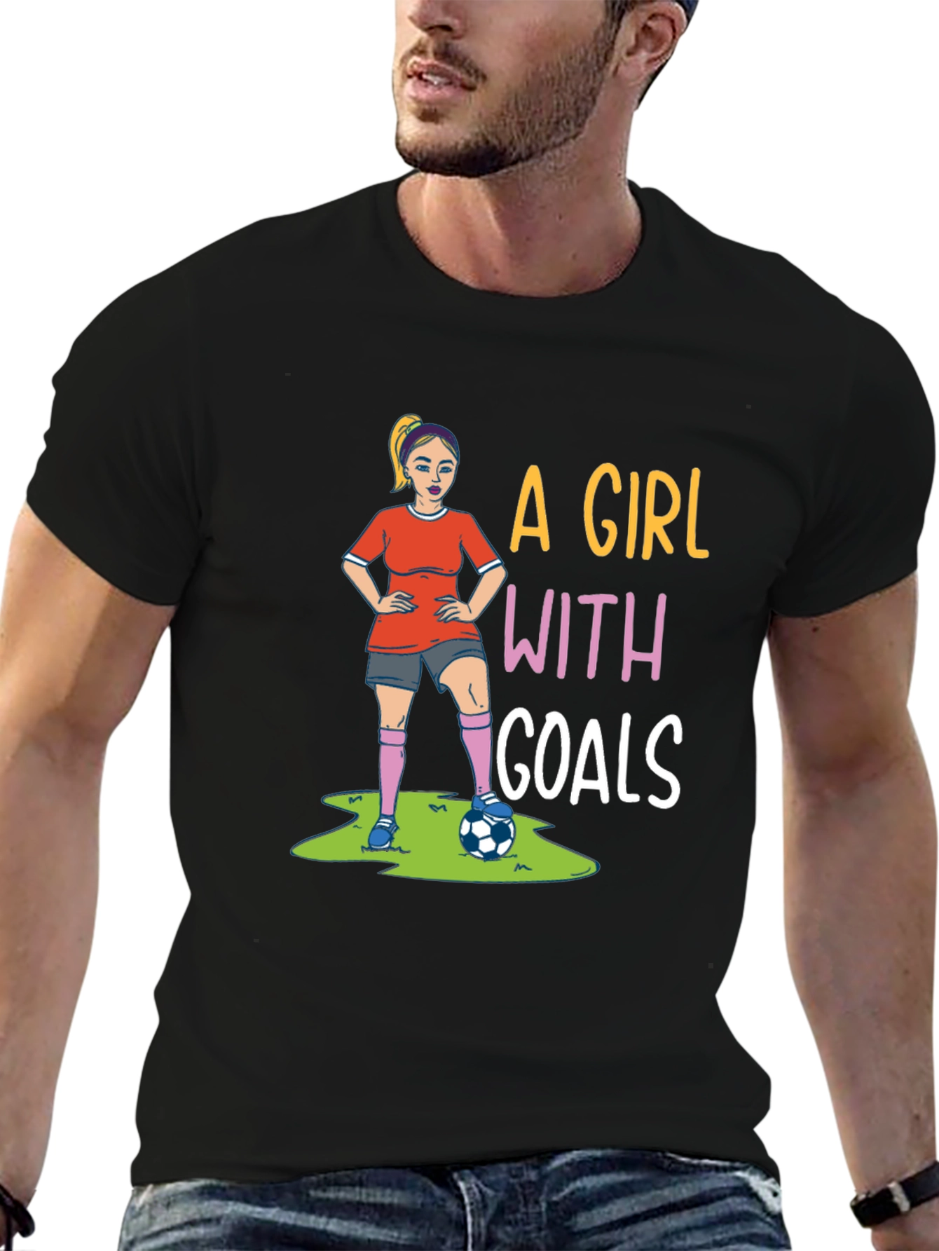 Girl with Goals Graphic T-Shirt