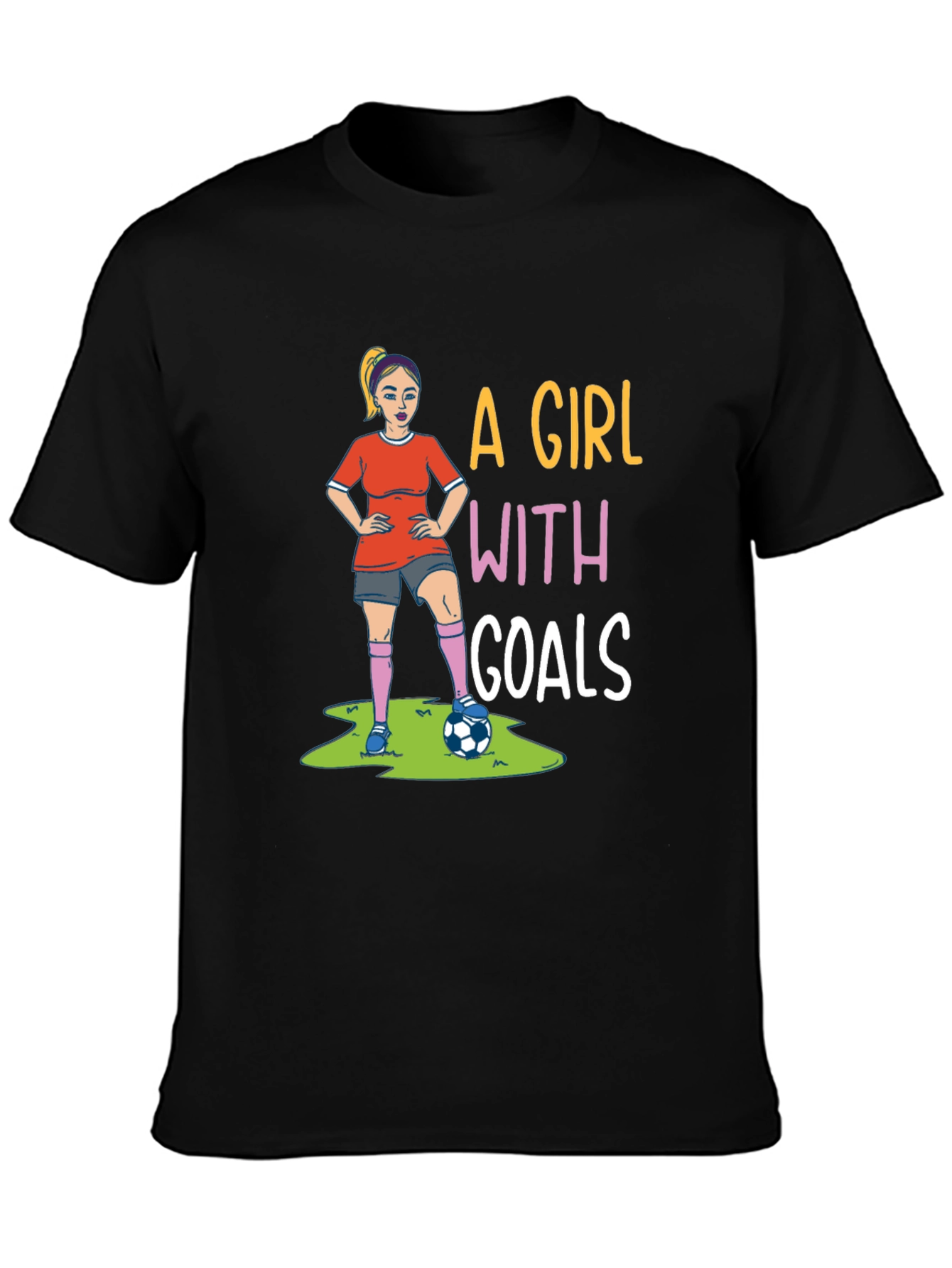 Girl with Goals Graphic T-Shirt