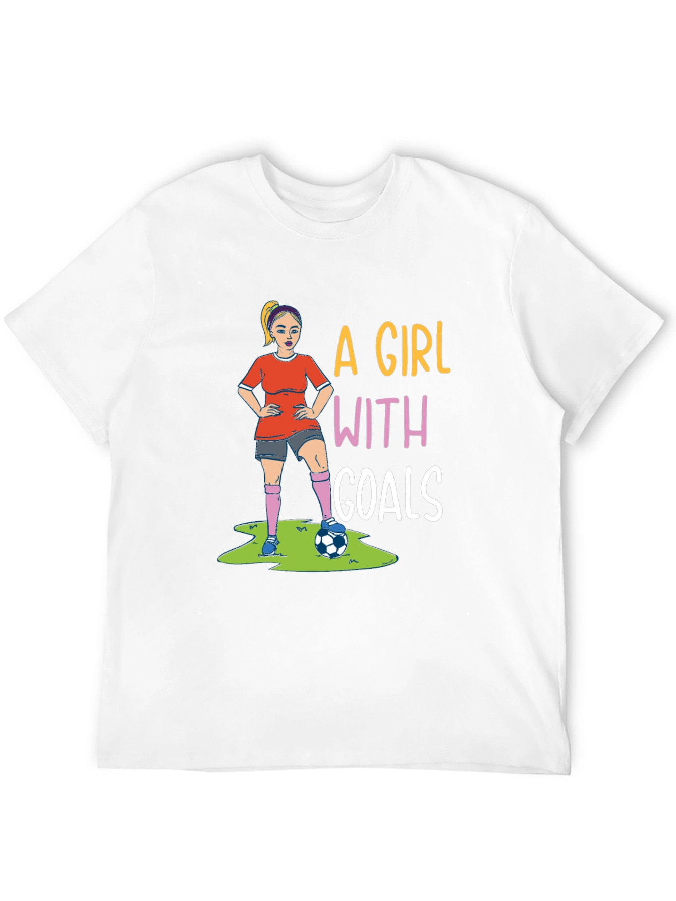 Girl with Goals Graphic T-Shirt