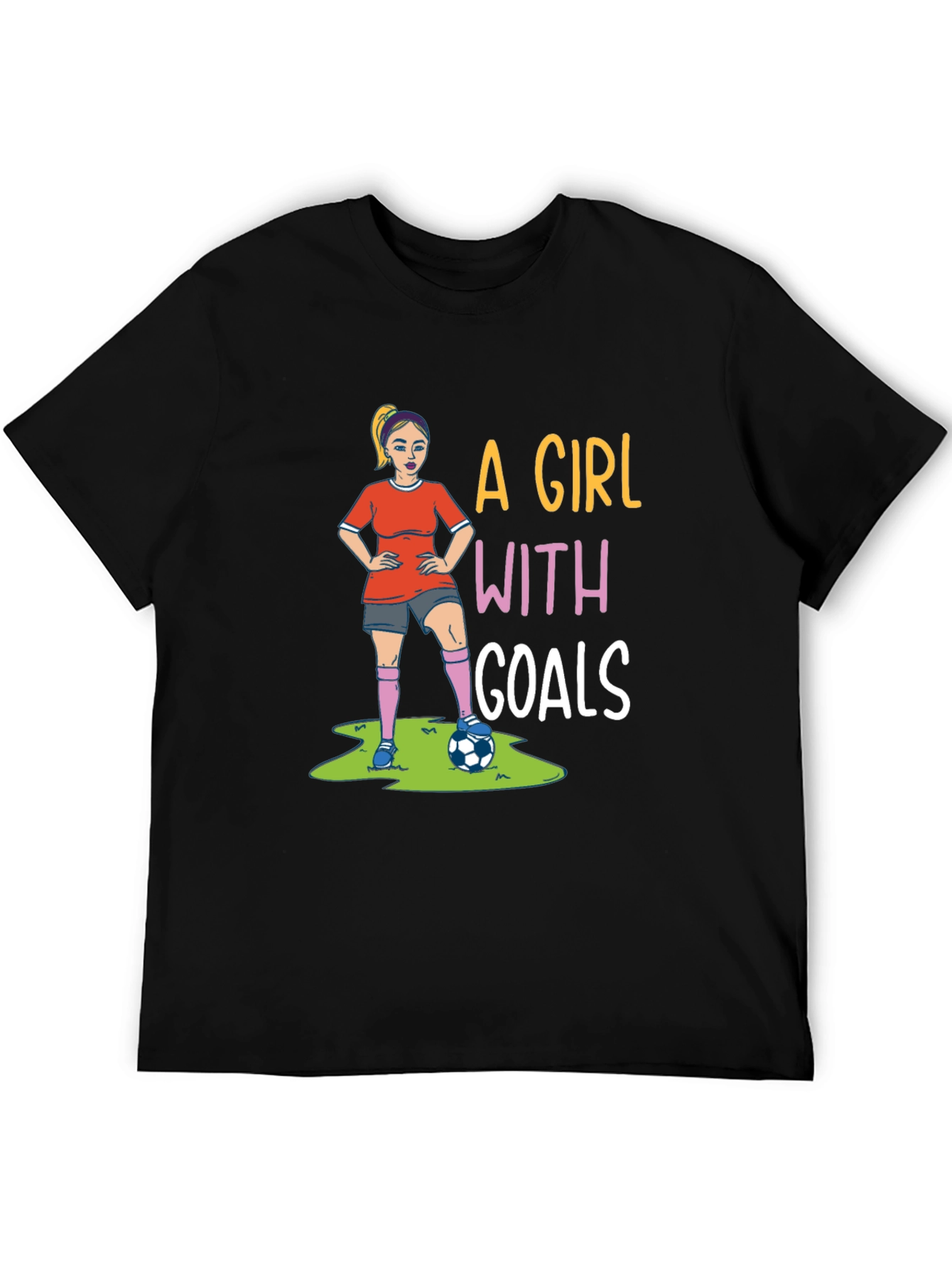 Girl with Goals Graphic T-Shirt