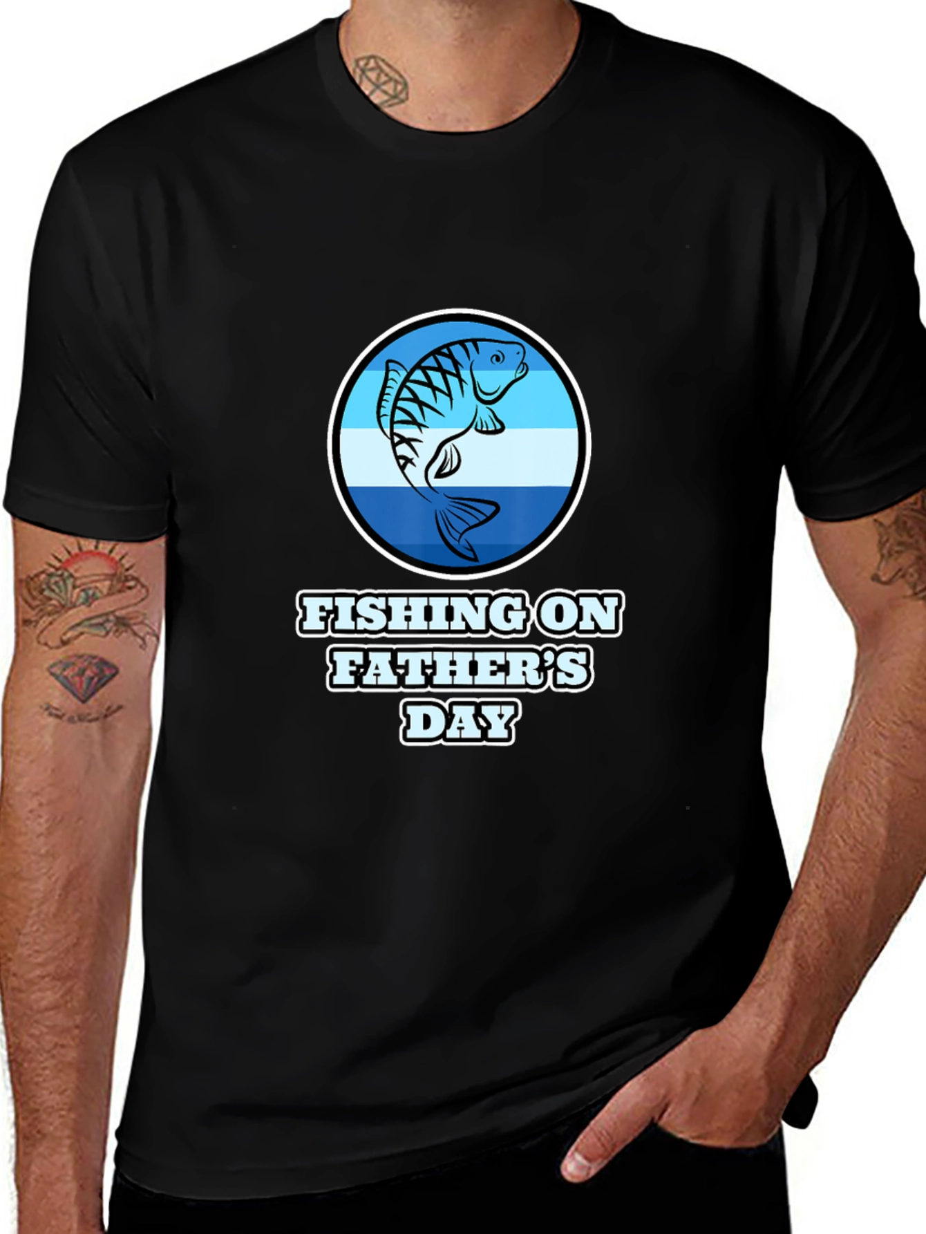 Fishing on Fathers Day T-Shirt