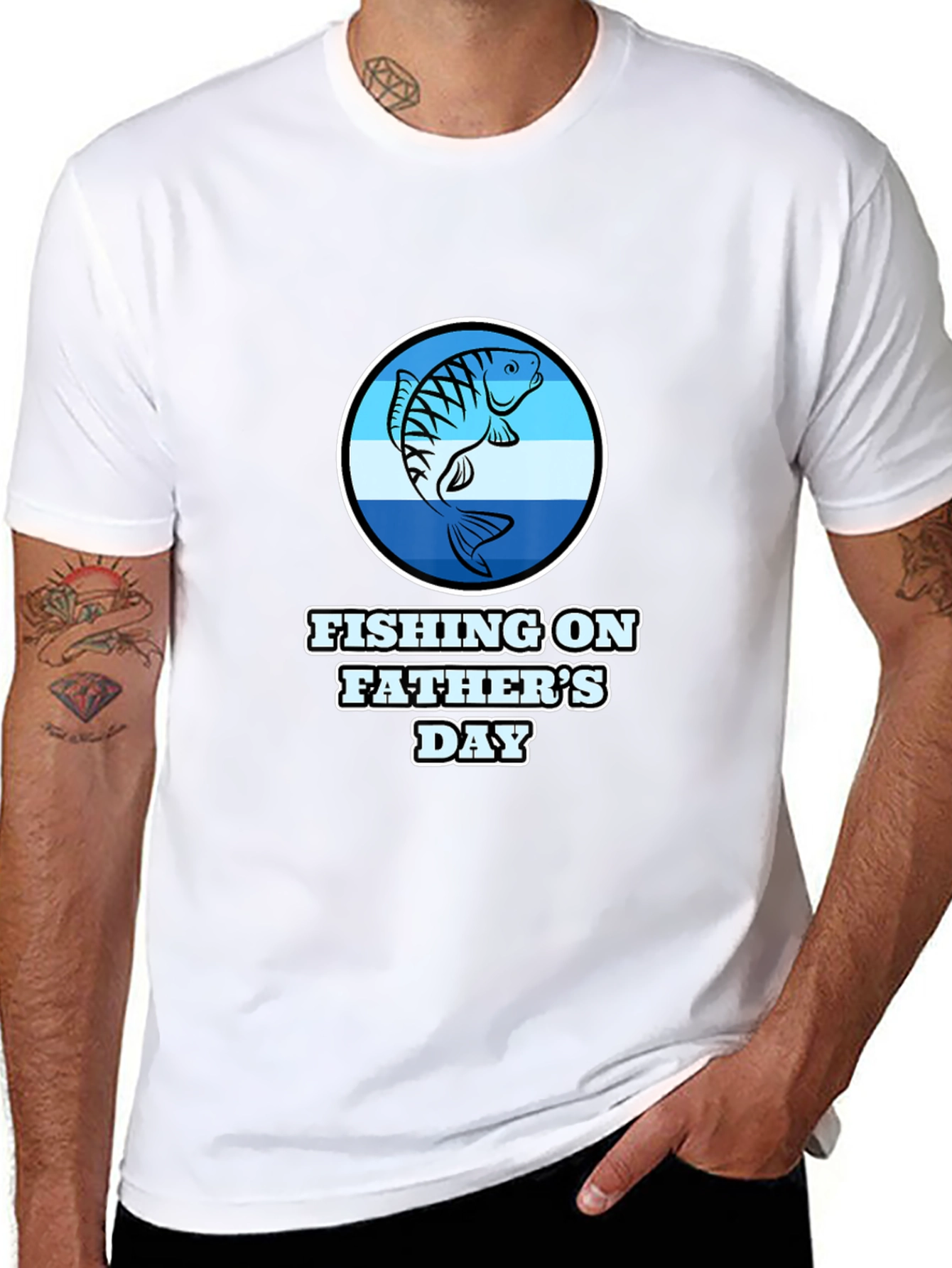 Fishing on Fathers Day T-Shirt
