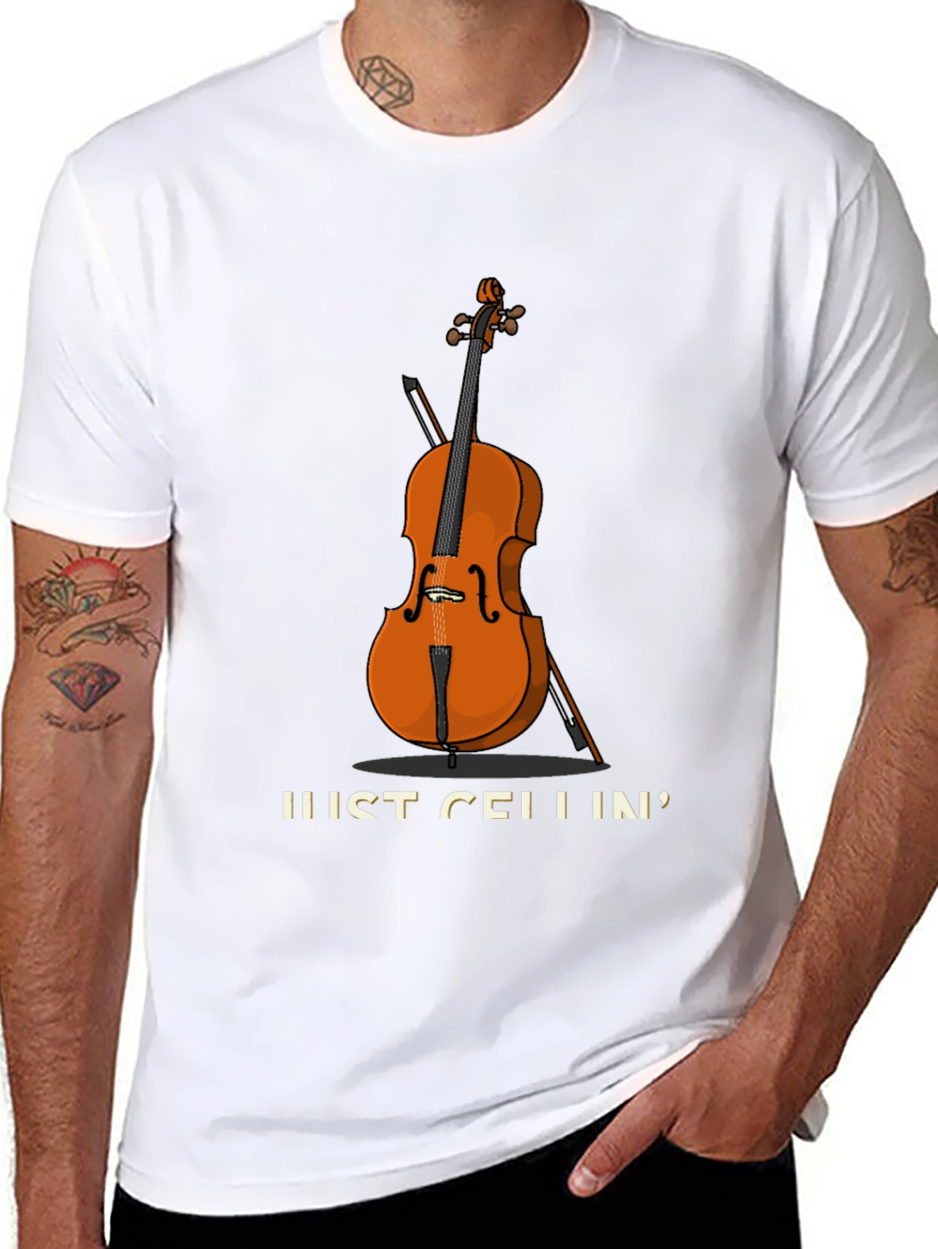 Just Cellin T-Shirt | Music Lover Gift