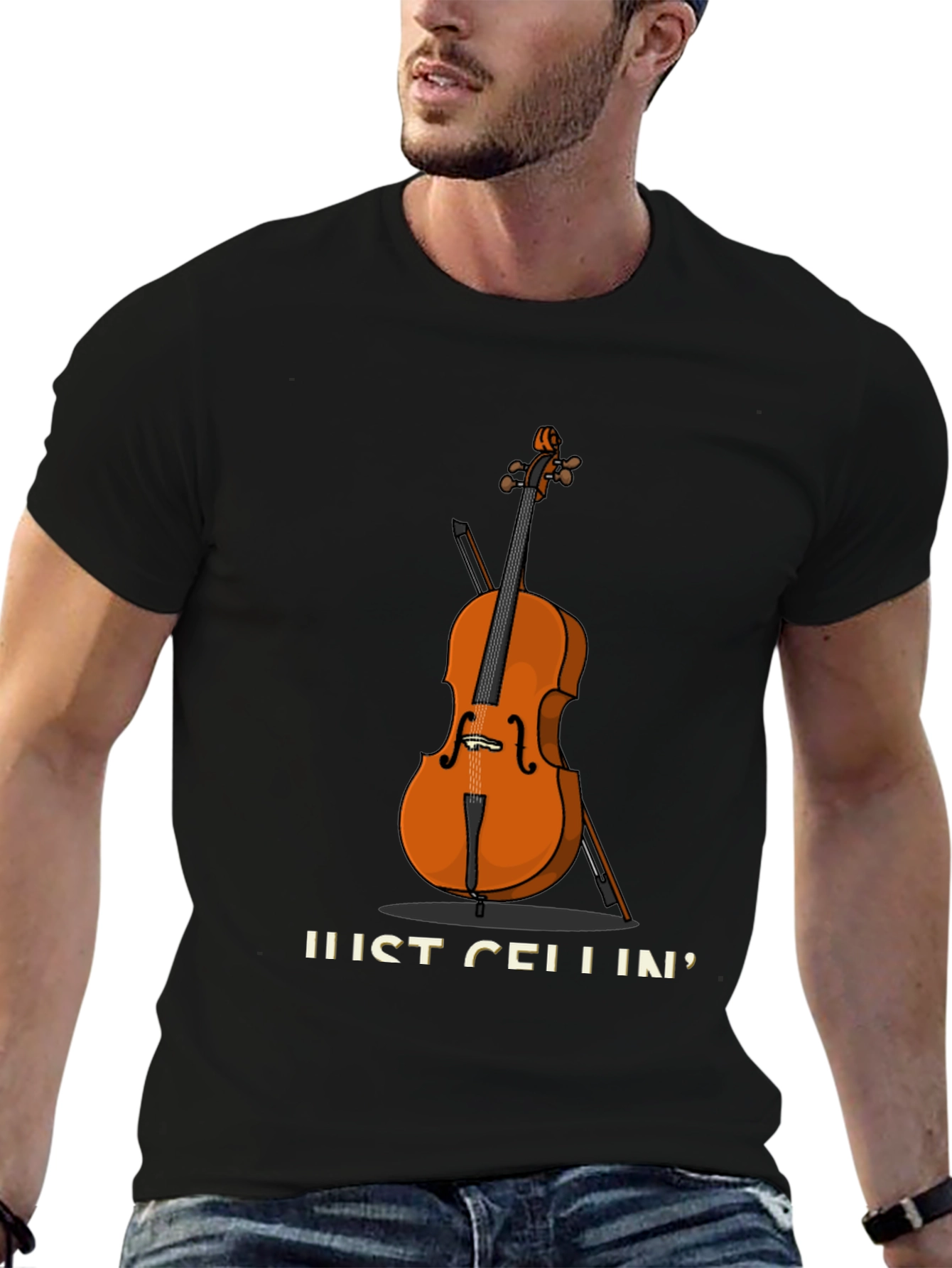 Just Cellin T-Shirt | Music Lover Gift