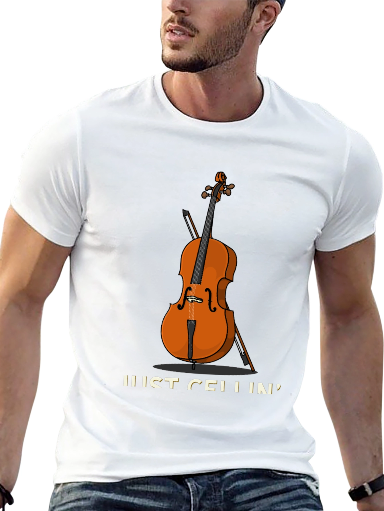 Just Cellin T-Shirt | Music Lover Gift